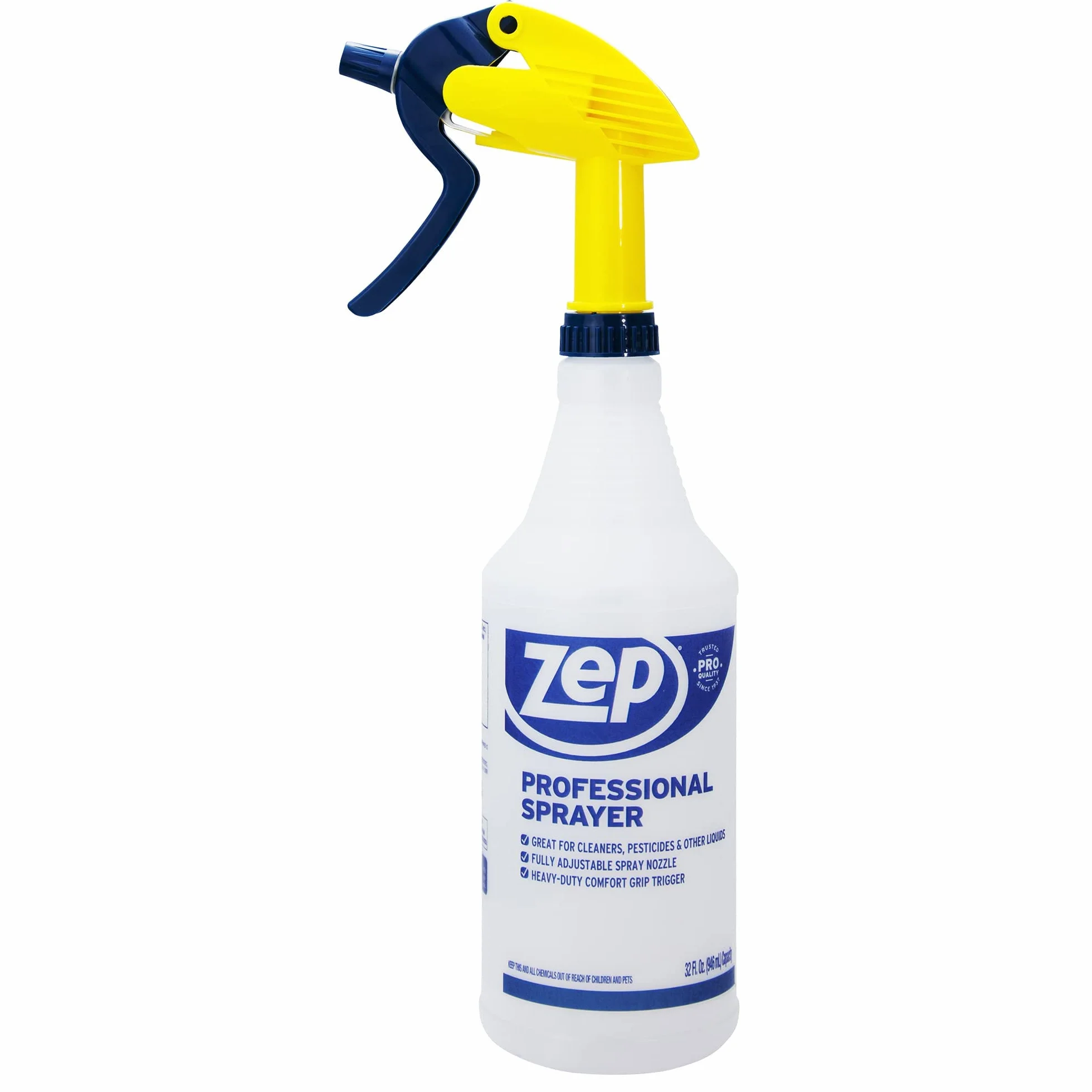 Zep Profesjonalna butelka z rozpylaczem 907 ml - spray do 9 m, regulowana dysza