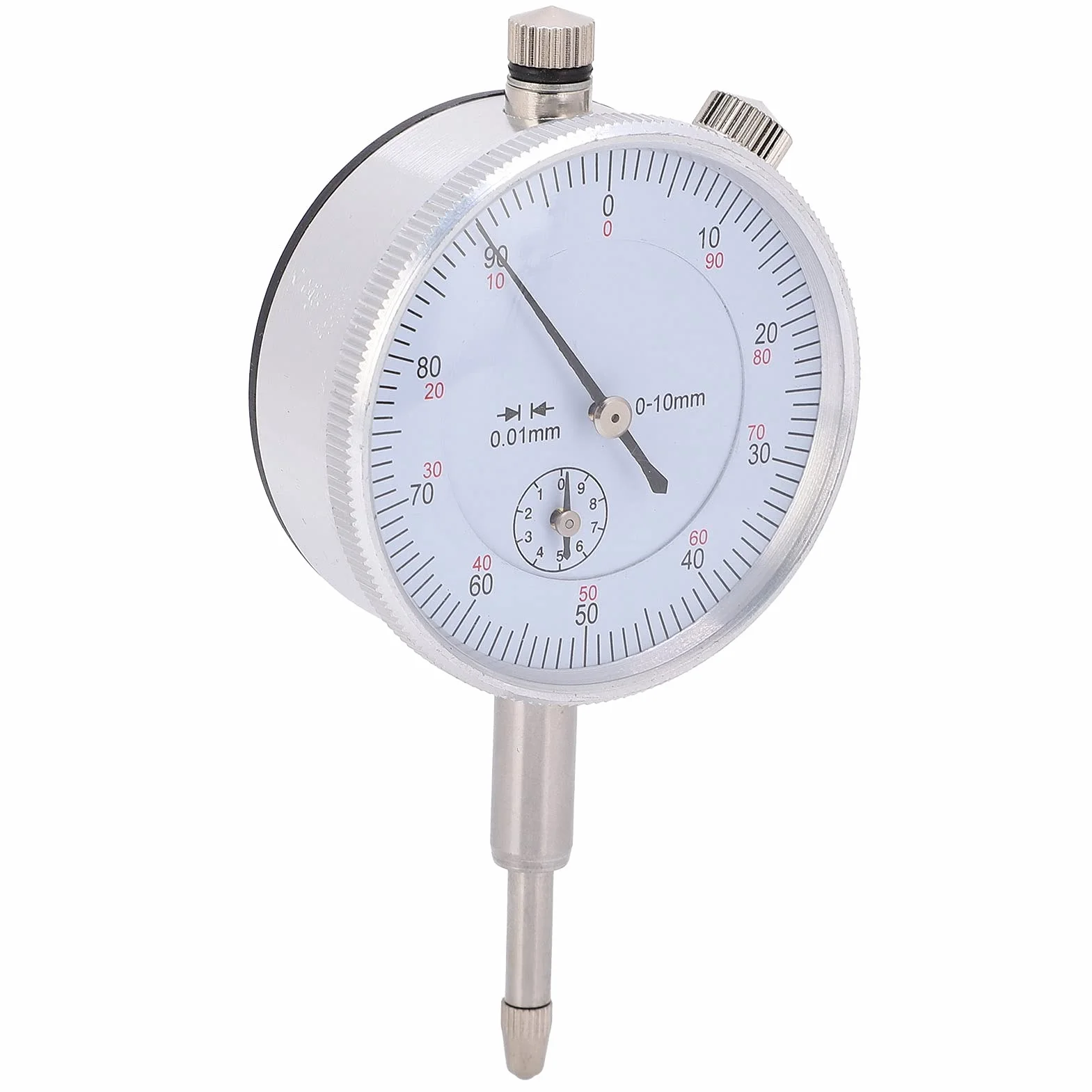 Dial Indicator Przenośny Aluminiowy Odporny na Wstrząsy Wodoodporny, Dokładnie Zmierzony Rozmiar Błąd Położenia, do Produkcji Maszyn Konserwacja Sprzętu
