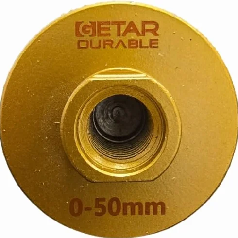 GETAR Frez Diamentowy Stożkowy 0-50mm | Pogłębiacz na Szlifierkę M14 | do Fazowania i Powiększania Otworów w Gresie, Płytkach, Granicie | CSH04000050-GT