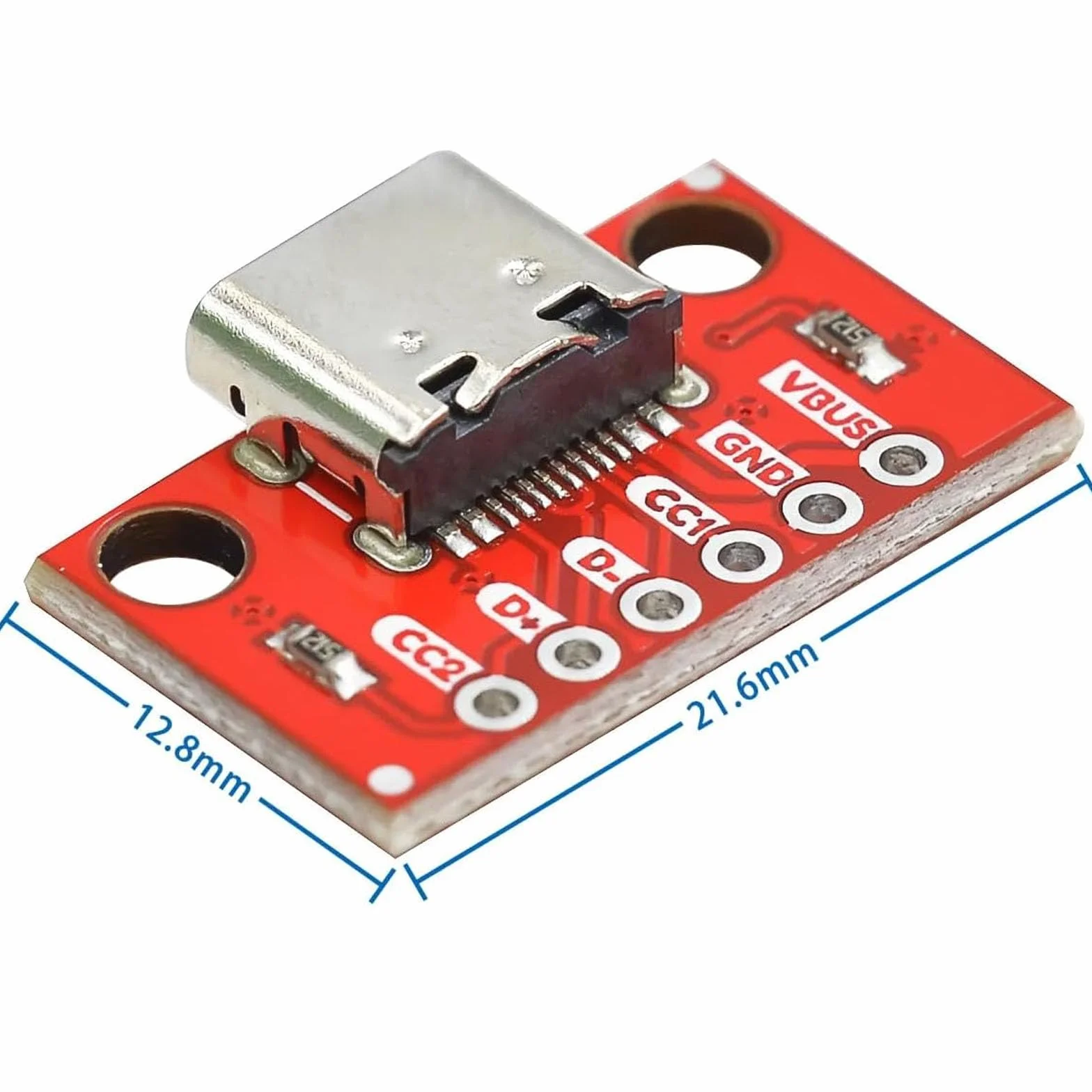 USB C Breakout Board szeregowe złącze breakout żeńska karta konwersji, USB typu C żeńska płytka PCB (20)