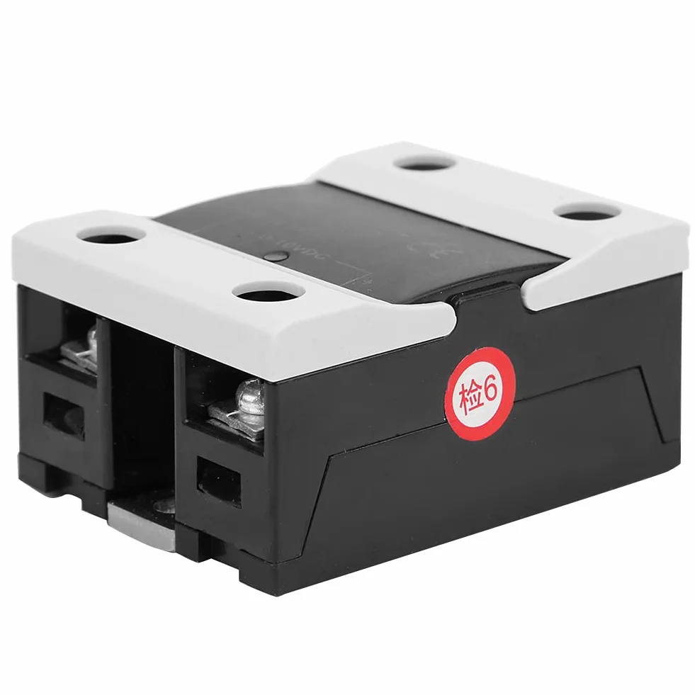 Solid State Relay SSR Jednofazowy DC na AC Jednofazowy plastikowy przekaźnik pokrywy 40A DC 0 do 10V AC 0 do 250V