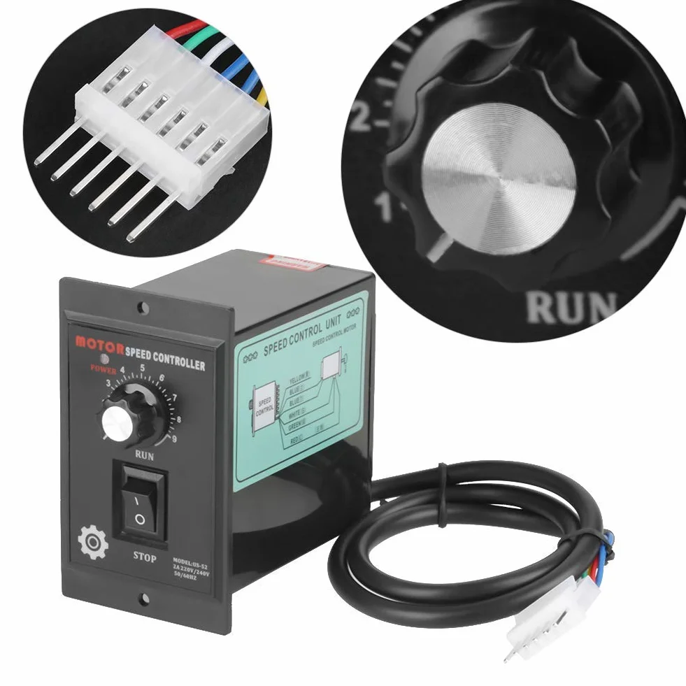 400W AC 220V regulator prędkości silnika do przodu i do tyłu regulowany regulator prędkości silnika elektryczny regulator prędkości silniki 230v
