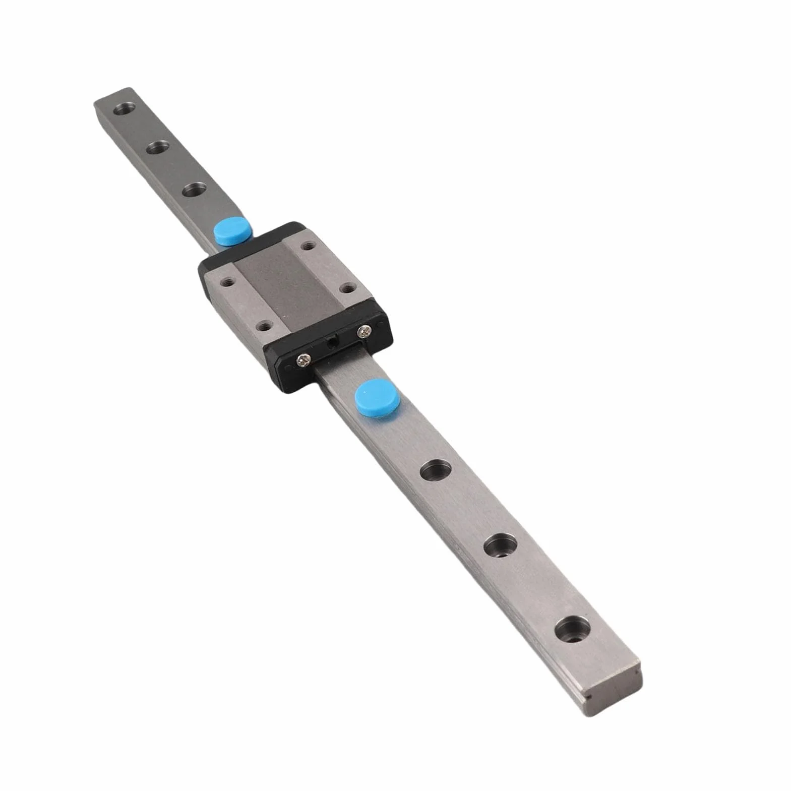 Szyna ślizgowa, łożysko liniowe, suwak prowadnicy liniowej, mini prowadnica liniowa z blokiem transportowym MGN12H do drukarki 3D i maszyny CNC, długość 250/300/400/500/550 mm (250 mm)