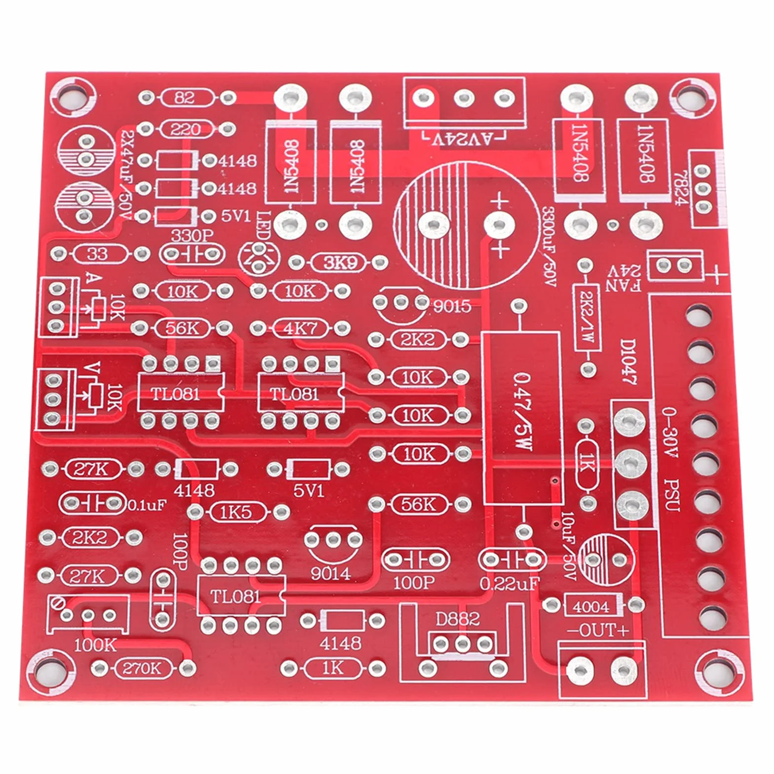 Zasilacz Regulowany Prądem Stałym Zestaw Do Samodzielnego Montażu Części Modułu 0-30V 2Ma-3A Stabilizowany Bezstopniowo Regulowany Zestaw Elektroniki Do Samodzielnego Montażu