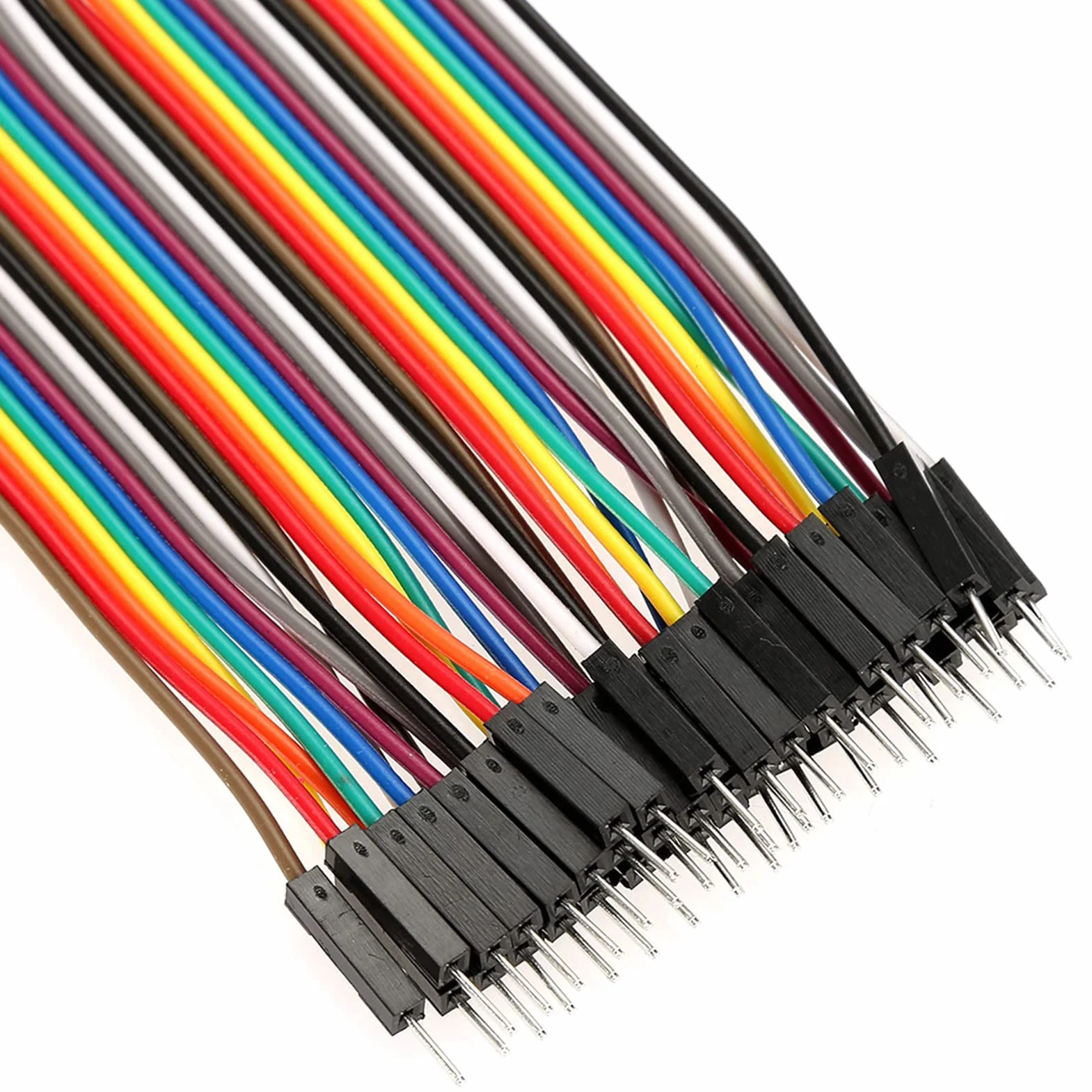 5 sztuk Kolorowe 10 cm Zestaw przewodów zworkowych do deski do pieczywa 40pin M do F Kabel taśmowy do /DIY/ 2 3 / Robot Kabel taśmowy Ki