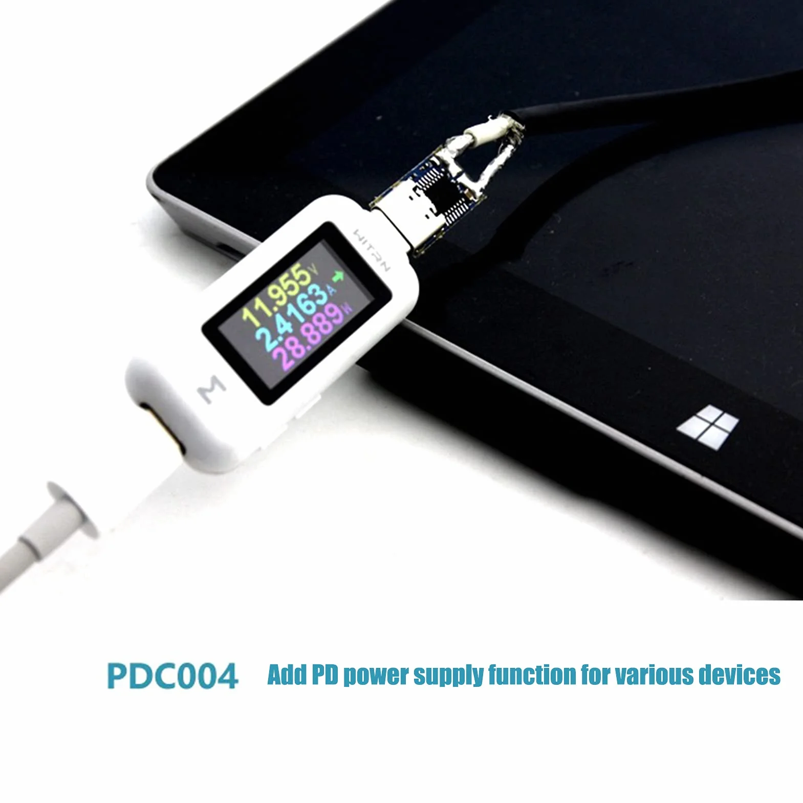 Jadeshay Moduł wyzwalający 5 szt. USB-C PDC004 PD 12 V DC stałe napięcie moduł wyzwalacza zasilania 5A typ C wejście żeńskie