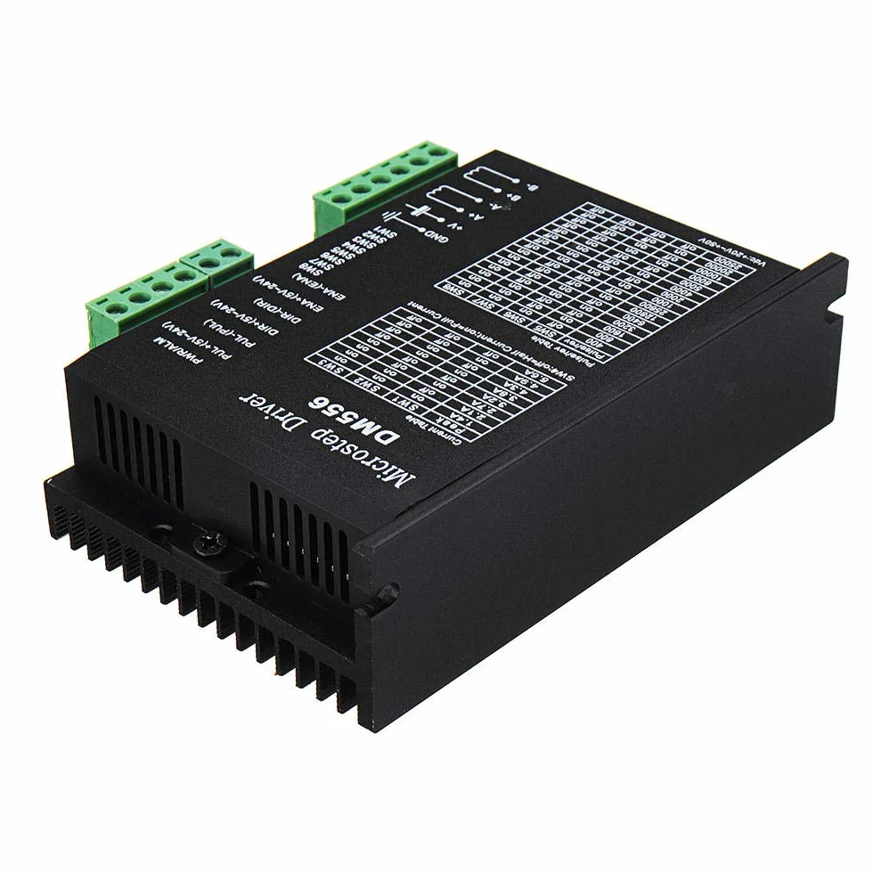 DollaTek 5,6 A DC 24-50V 57/86 2-fazowy sterownik krokowy DM556 Sterownik silnika krokowego