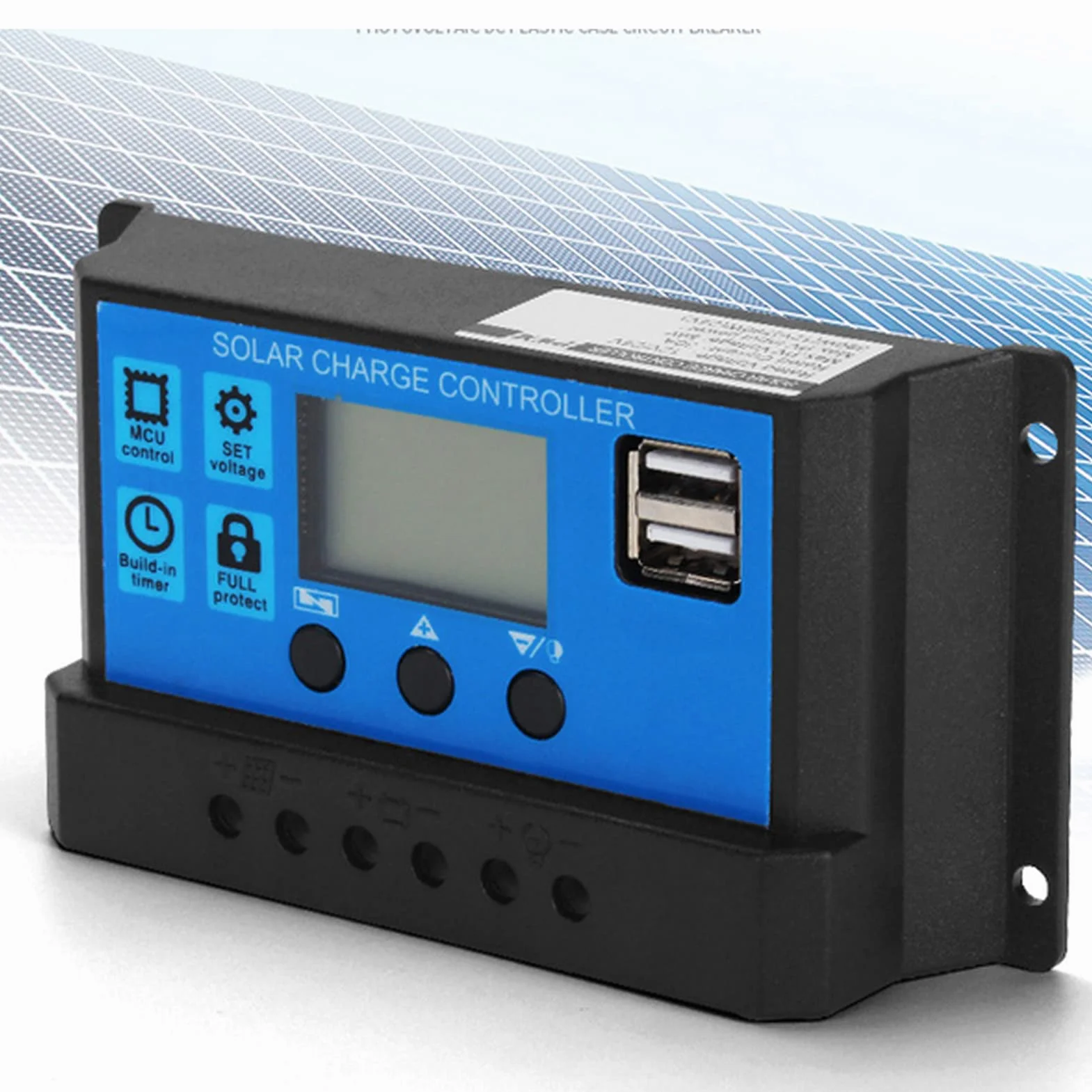 auto 60a/50a/40a/30a/20a/10a 12 v 24 v auto solarladeregler pwm controller passt für auto(30A)
