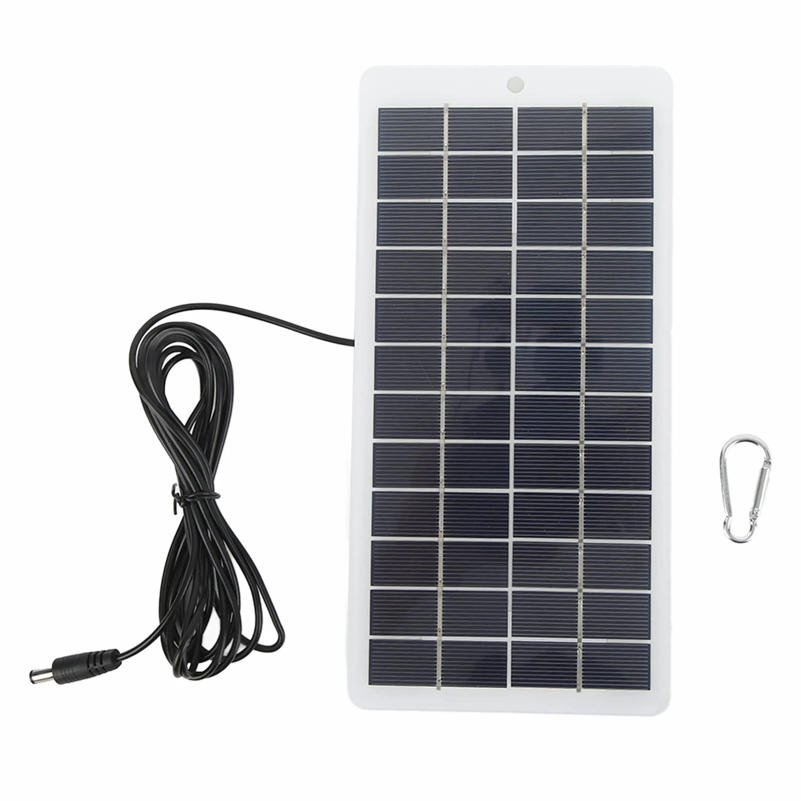 Panel słoneczny, 5W 12V Portable High Efficiency Solar Module Polycrystalline Solar Power Panel with DC Interface, Energy Saving Solar Charger Panel for Emergency Lights, Small Solar Energy Systems