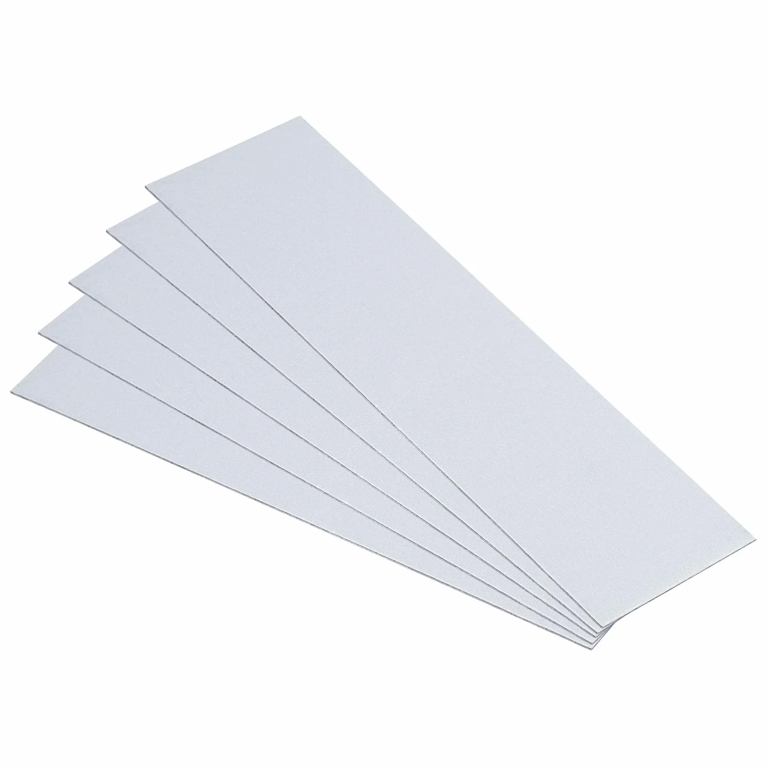 PATIKIL 5 sztuk ocynkowanych blach stalowych 10 x 3 cm 0,5 mm do uszczelniania dachu
