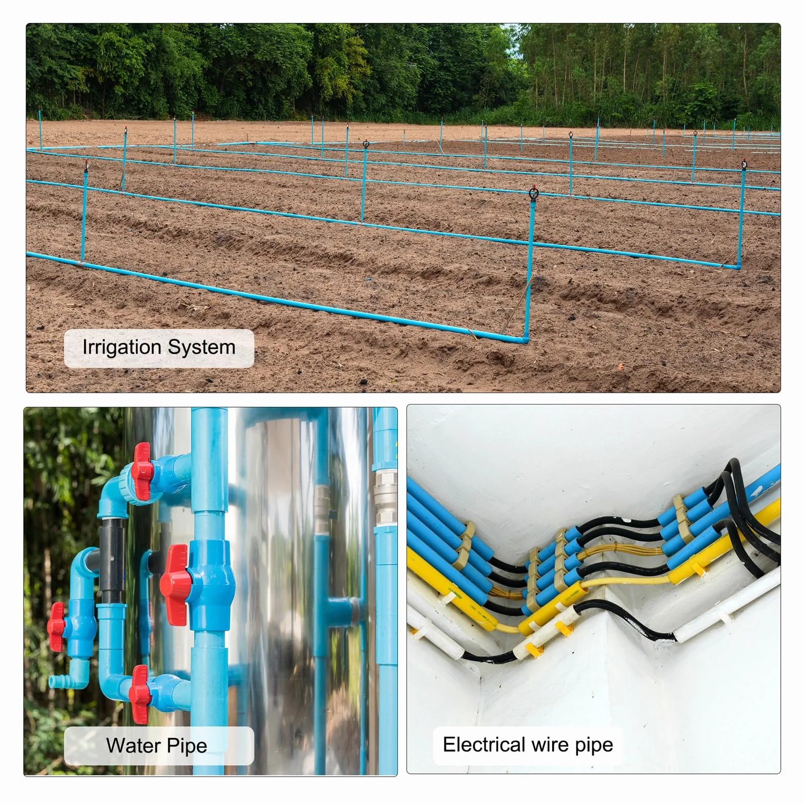 QUARKZMAN 25,6 mm ID 32 mm OD 14" Przezroczysta sztywna rura PVC o wysokiej wytrzymałości do rur wodnych, akwarium, zbiorników rybnych, szklarni ogrodowej, jasnego