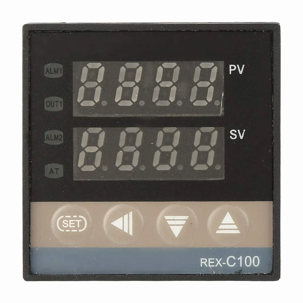 Cyfrowy regulator temperatury PID z SSR 25A, termopara M6 K 1m, 0-400°C, AC110-240V
