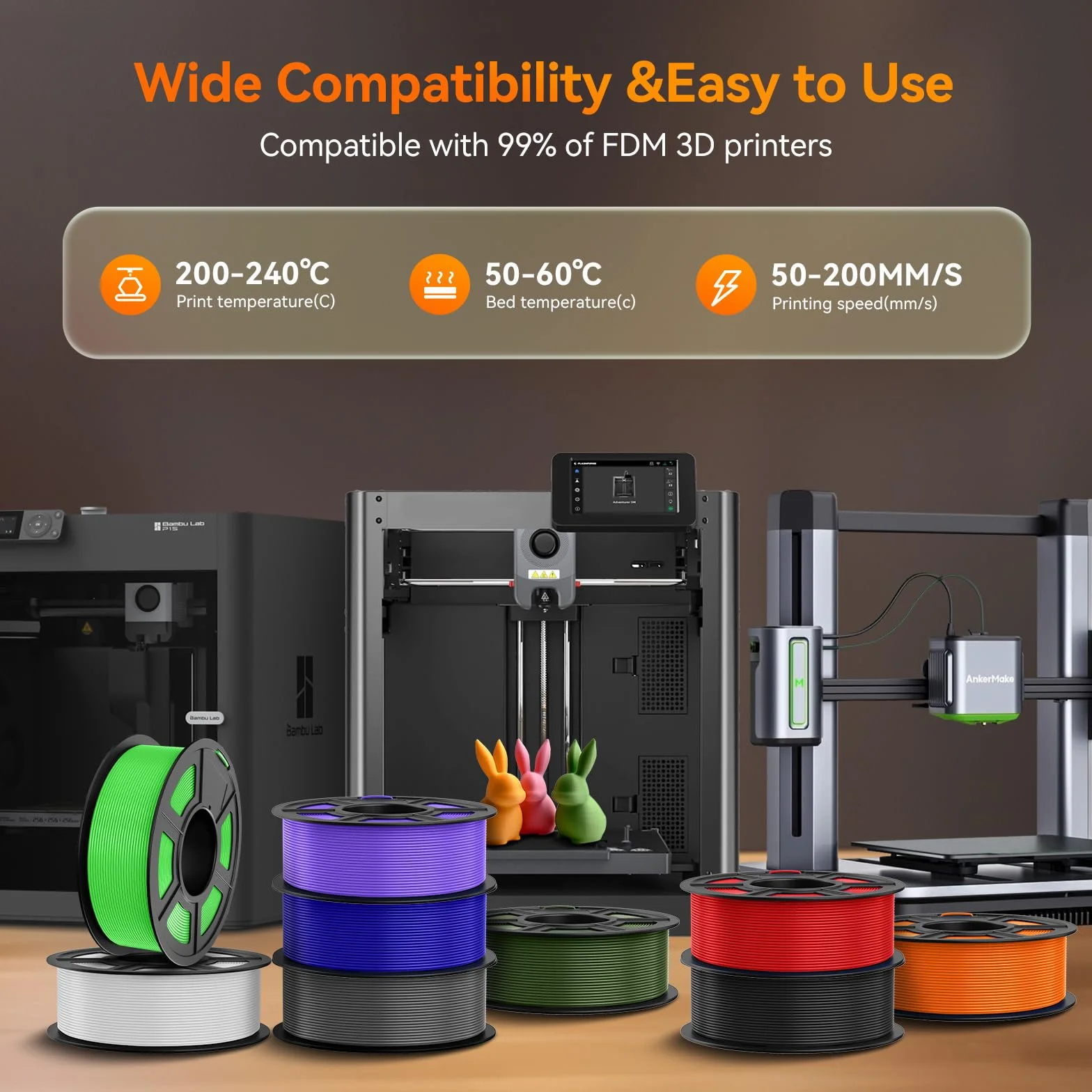 TECBEARS Filament PLA 1,75 mm 1 kg miętowy zielony do drukarki 3D dokładność wymiarowa +/- 0,02 mm