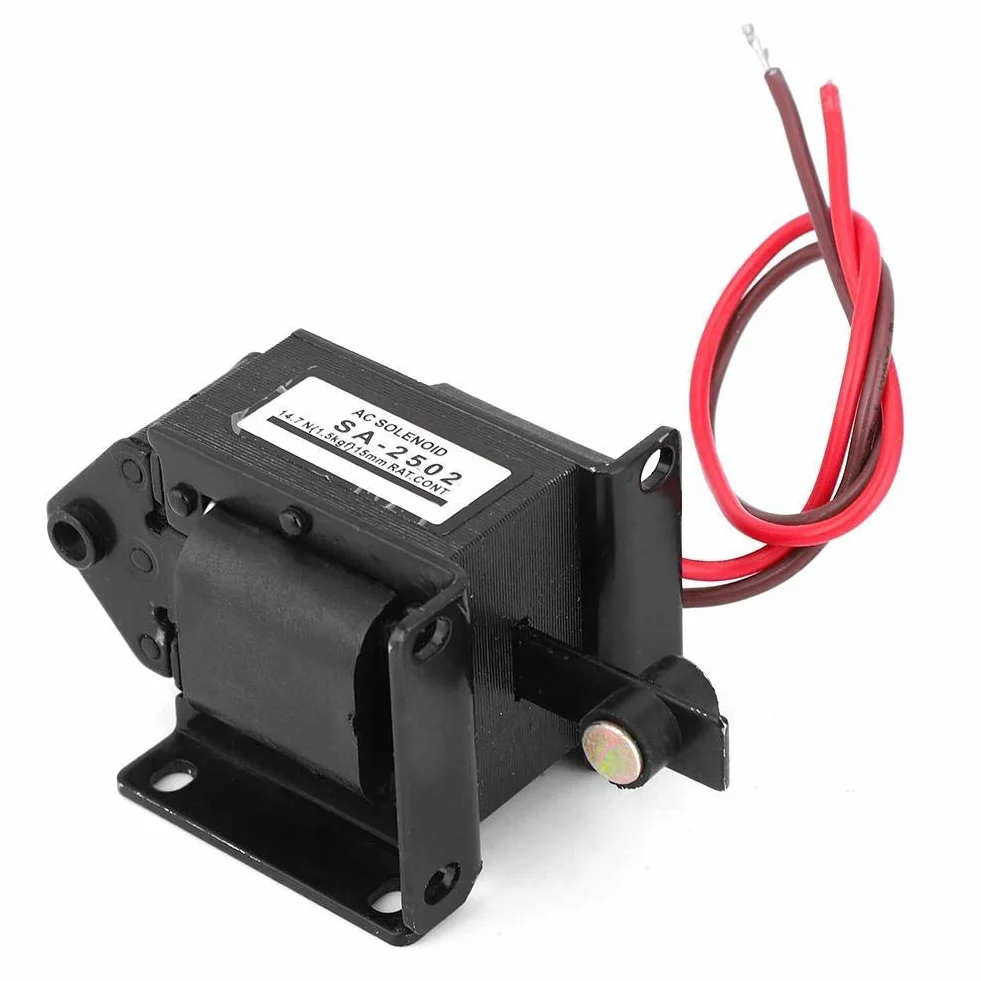 Elektromagnes AC 220 V 14,7 N 15 mm skok do automatyzacji przemysłowej