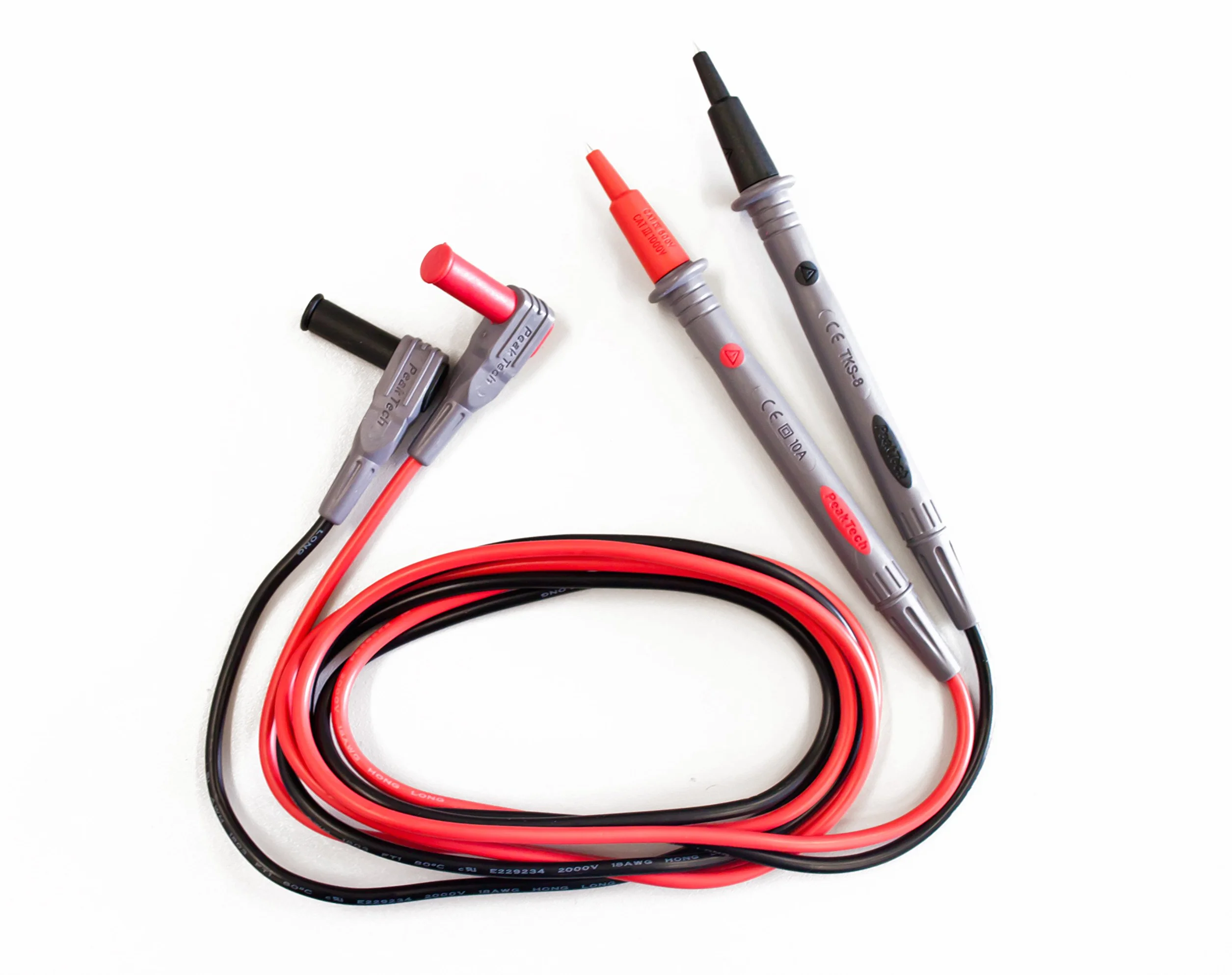 PeakTech TKS-8 Przewody pomiarowe 2mm sonda pomiarowa końcówki 4mm