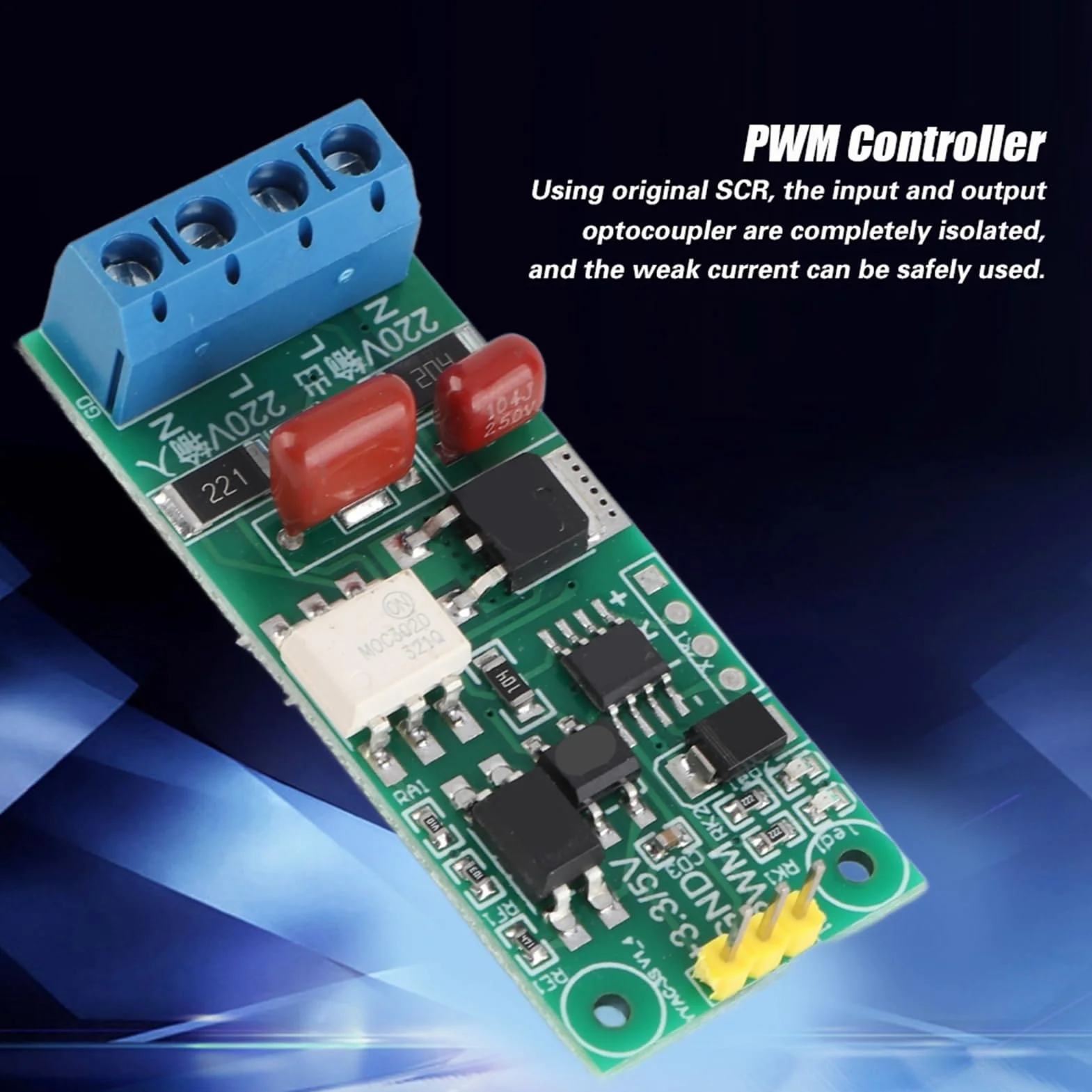 DEWIN PWM Controller, moduł izolacji tyrystorowej, regulator napięcia ściemniania, kontroler PWM AC 220 V