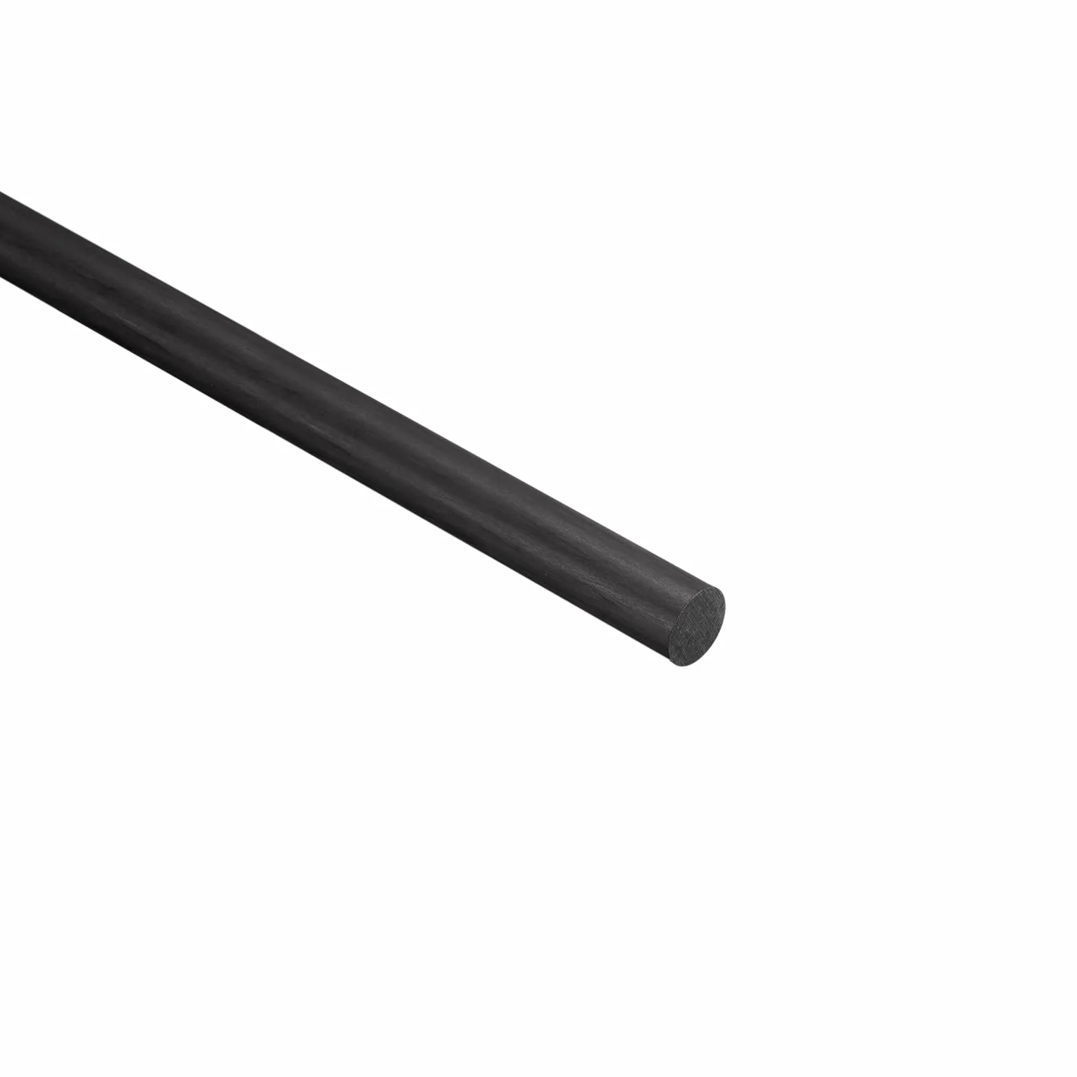 sourcing map Drążek z włókna węglowego do narzędzi "zrób to sam" RC samoloty rura skrzydłowa Quadcopter ramię 8 mm x 150 mm