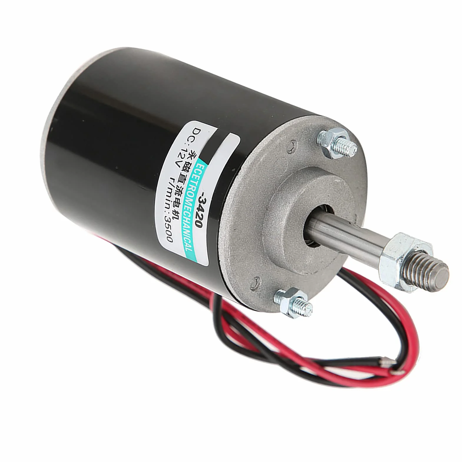 Silnik Prądu Stałego 12V 24V 200W Magnes Trwały 30W 3500 obr./min Mini Szczotkowany