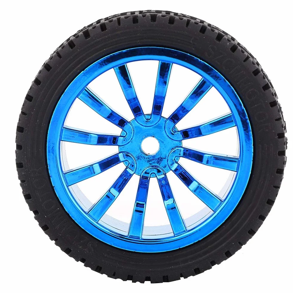 Silnik Z Przekładnią Enkodera DC 12V 65mm Zestaw Kół Silnika Z Redukcją Prędkości Metalowy Do Robota DIY 200 Obr./Min