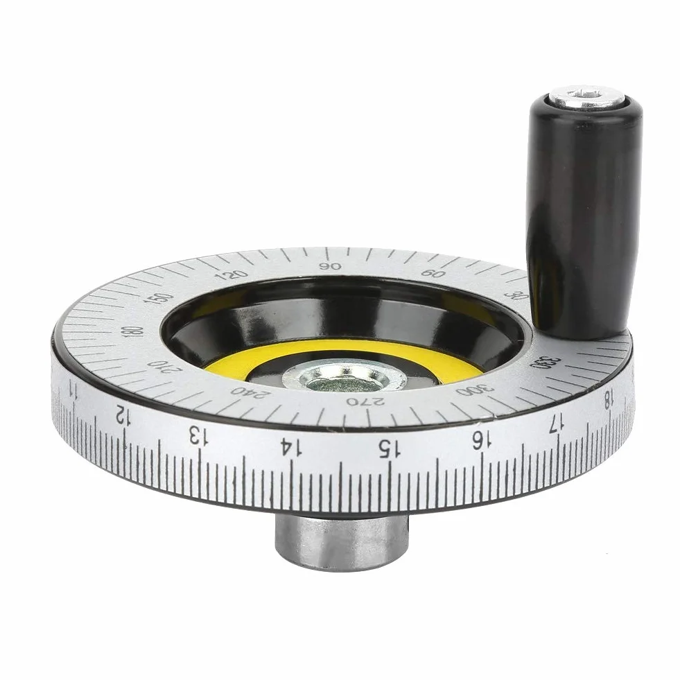 Elektryczne koło ręczne bakelitowe ze skalą, część mechaniczna do tokarek i frezarek 80 mm