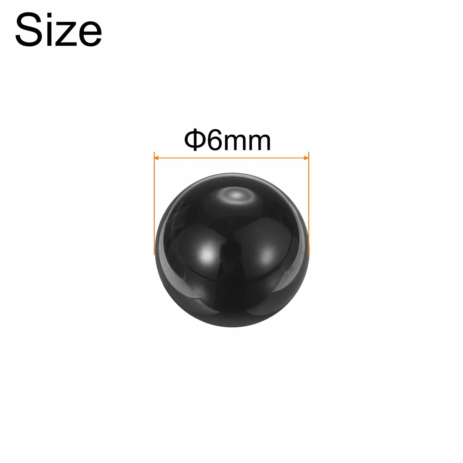 QUARKZMAN 20 szt. 6 mm kulki ceramiczne z azotku krzemu Si3N4, dokładność G5