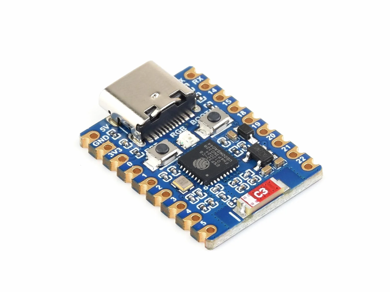 Waveshare ESP32-C6 mikrokontroler WiFi 6 mini płytka rozwojowa ESP32-C6FH4 RISC-V Bluetooth 5