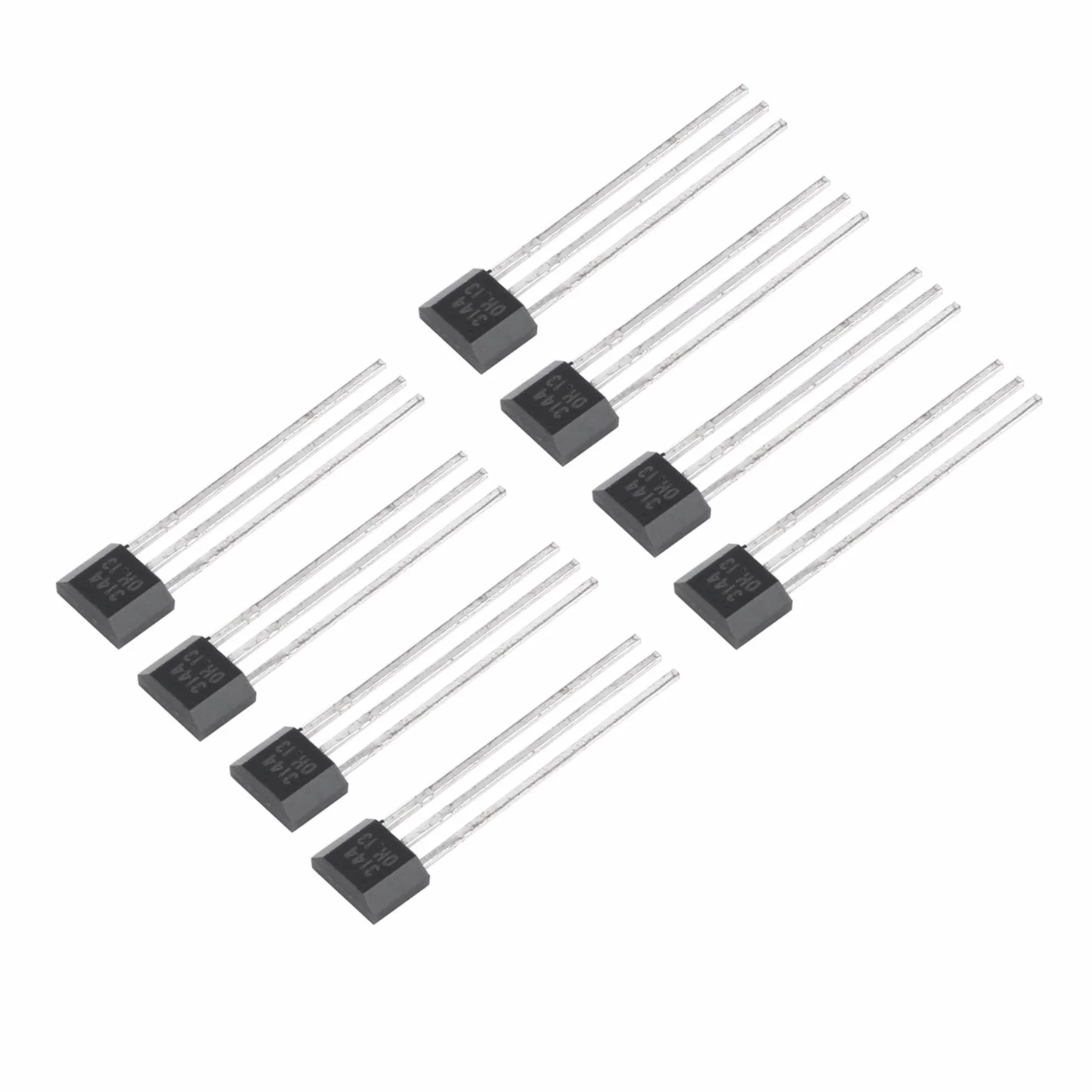 Respicefinem Czujnik Halla Magnetyczny 3144E Czujnik Halla T104 9. 0×6. 0×1. 0 10 sztuk dużo A3144 3144E Oh3144E efekt Halla przełączniki czujnika do 92Ua 3Pin Sip czujnik efektu