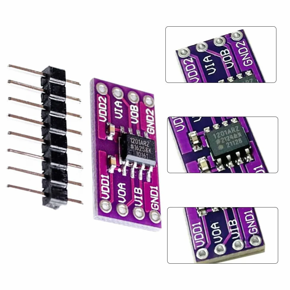 ADUM1201 dwukanałowy cyfrowy izolator magnetyczny SPI CAN Bus