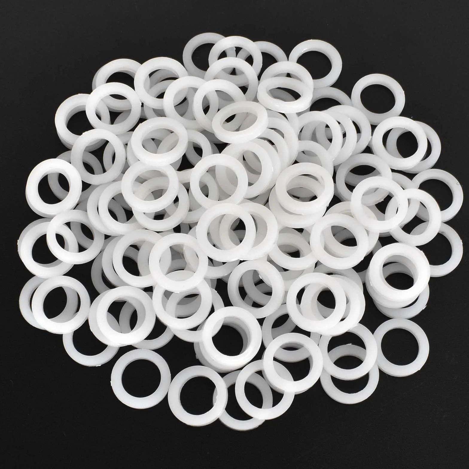 Colexy plastikowe podkładki nylonowe płaskie podkładki dystansowe 10 sztuk