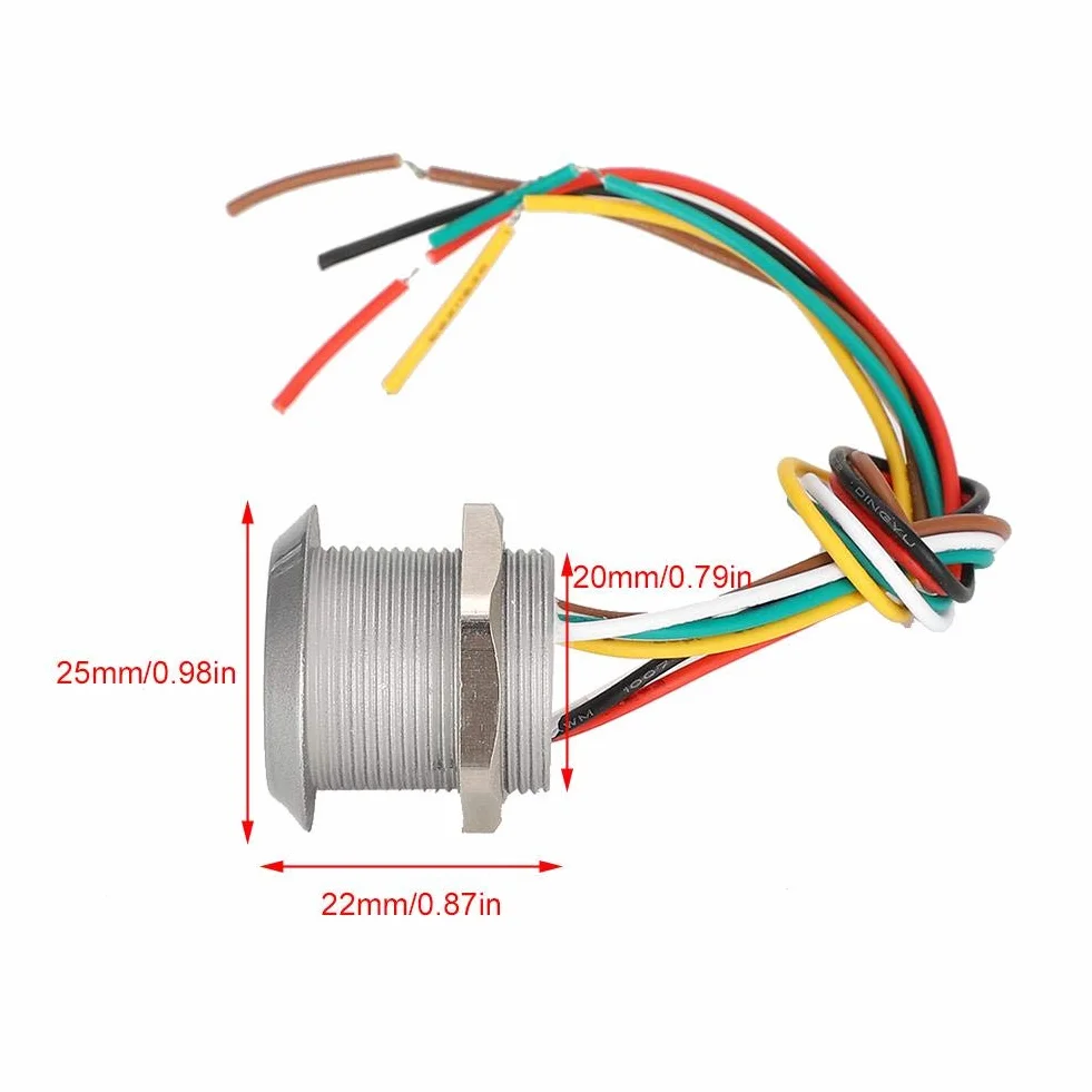 Sutinna Czytnik RFID mini kontroler wodoodporny Wiegand26/34 125 kHz 13,56 MHz
