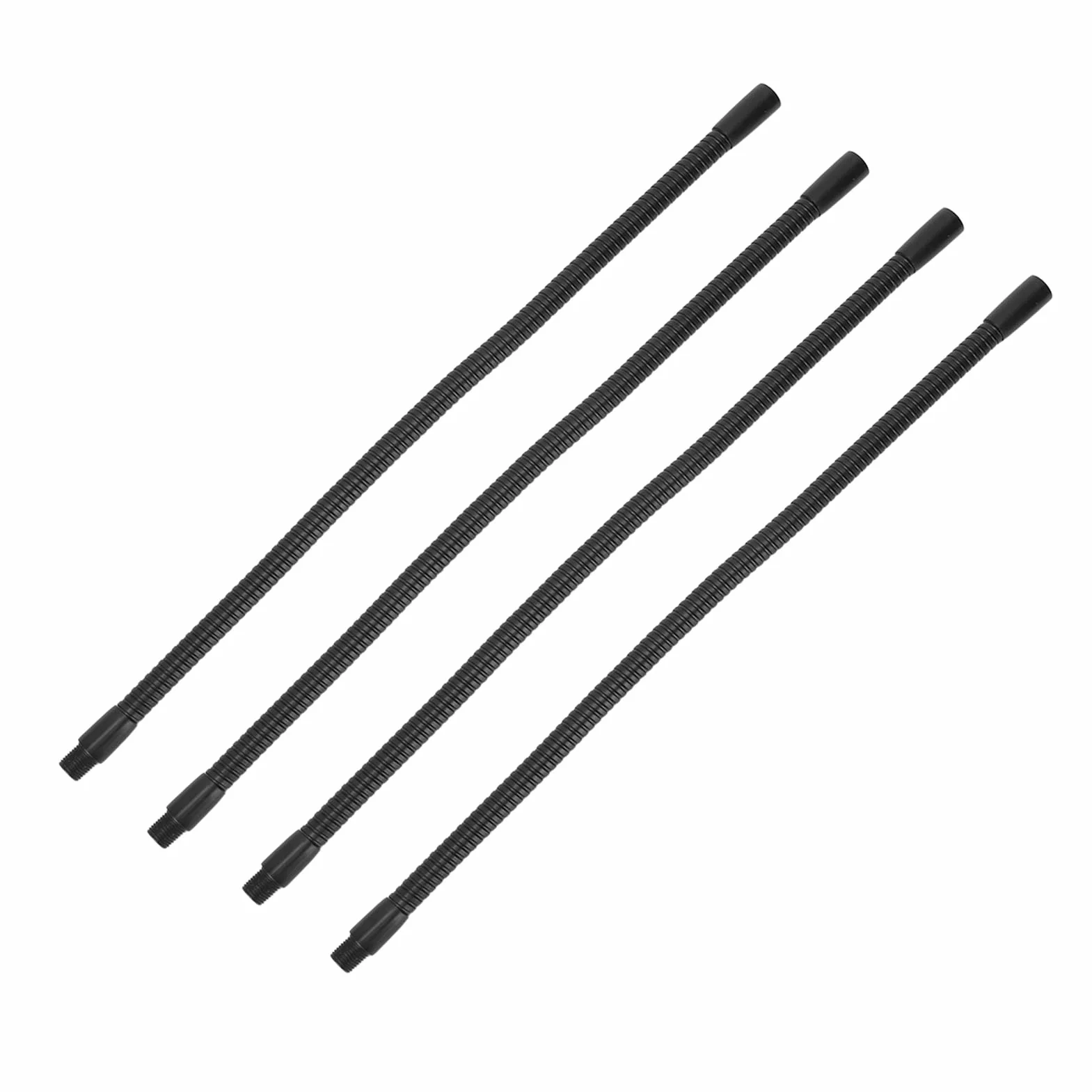 4 szt. Elastyczne ramię Węża Typu gęsia szyja Rura Aluminiowa 10mm Kaliber stół Lampa Biurkowa wąż Oprawy Oświetleniowe (30cm)