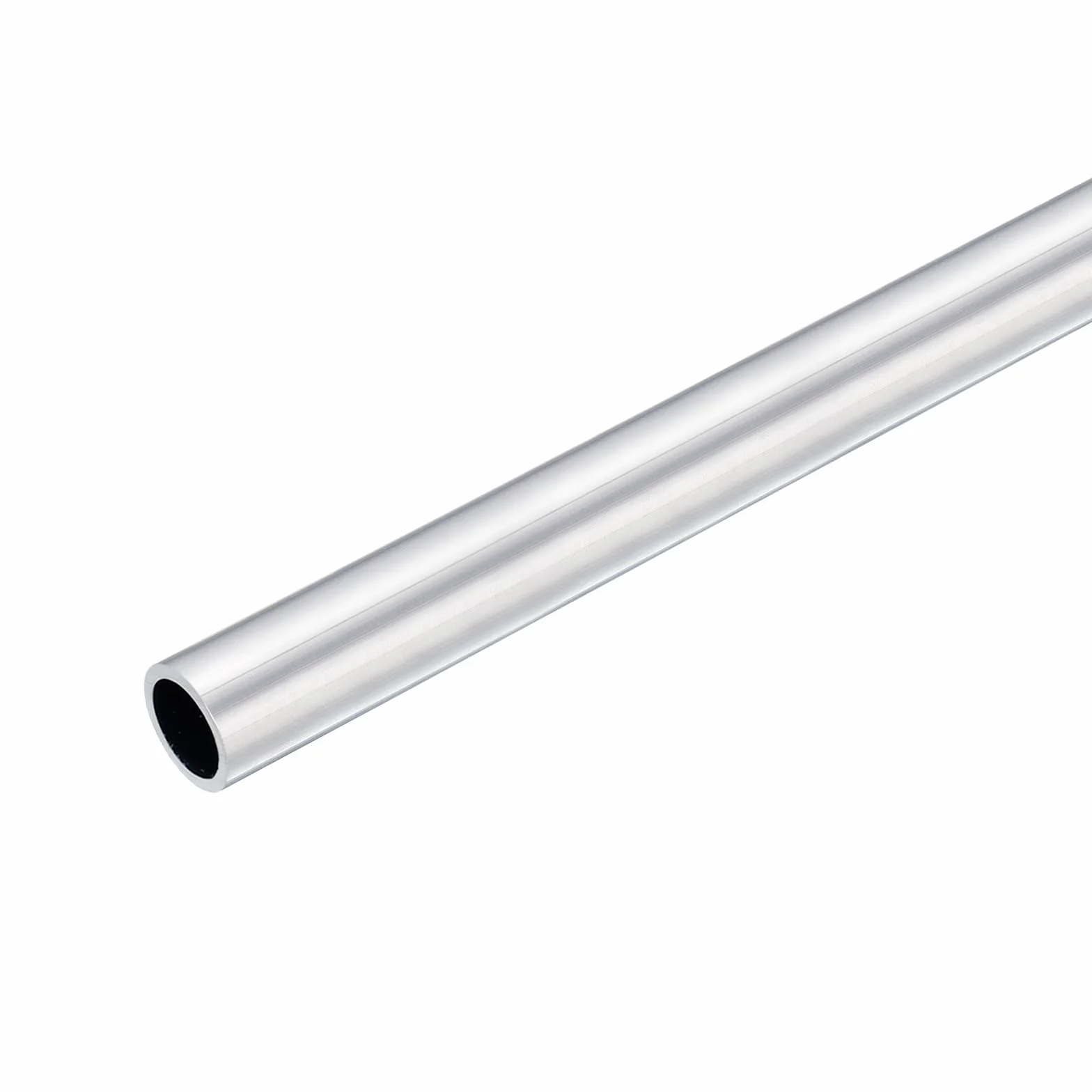 QUARKZMAN 6063 aluminiowa rura okrągła, średnica zewnętrzna 15 mm, średnica wewnętrzna 12 mm, długość 400 mm, rura do projektów przemysłowych DIY