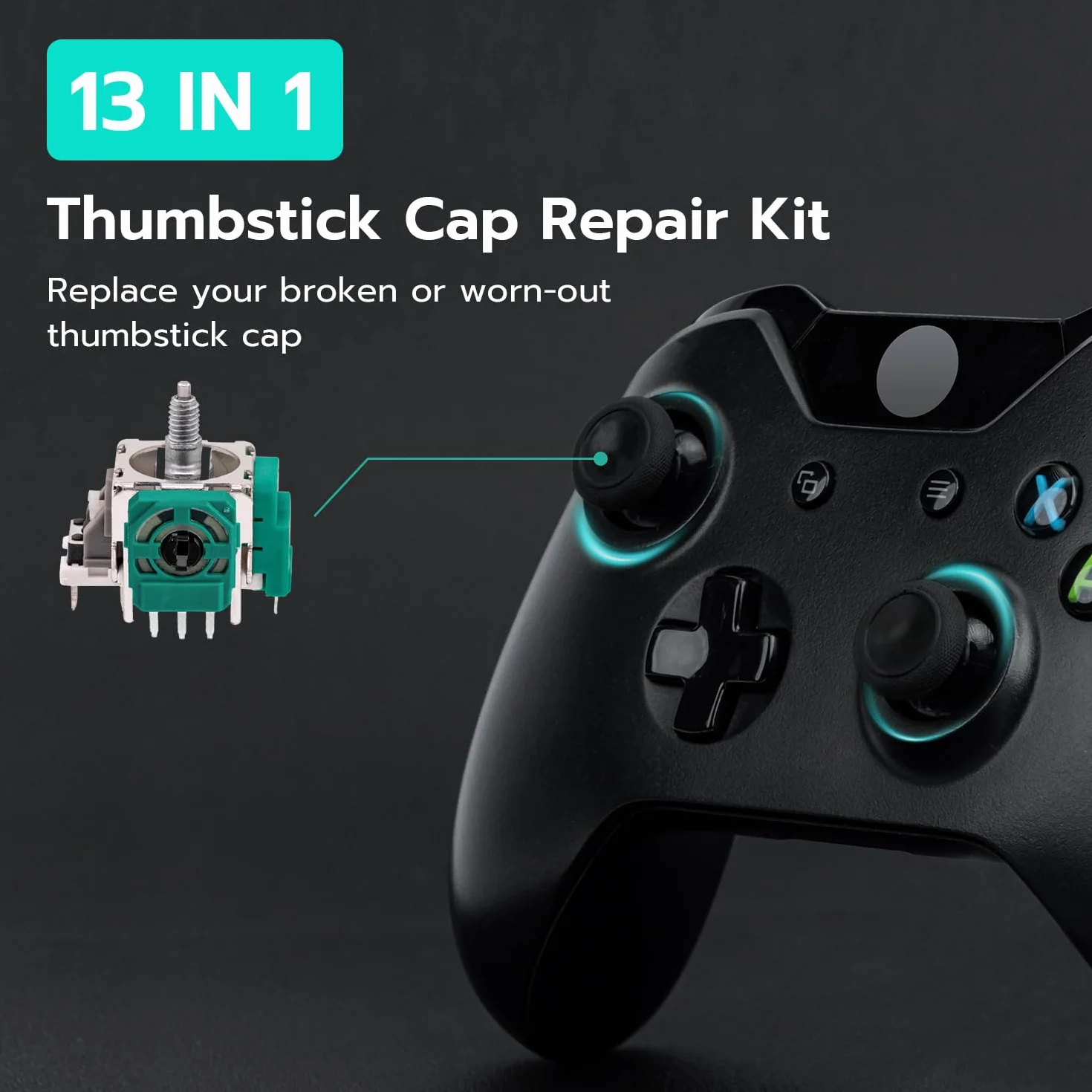 Mcbazel 10K Zapasowy czujnik potencjometru Trimmer dla kontrolera Xbox Series X/S, Xbox One, Xbox One X/S, Xbox Elite