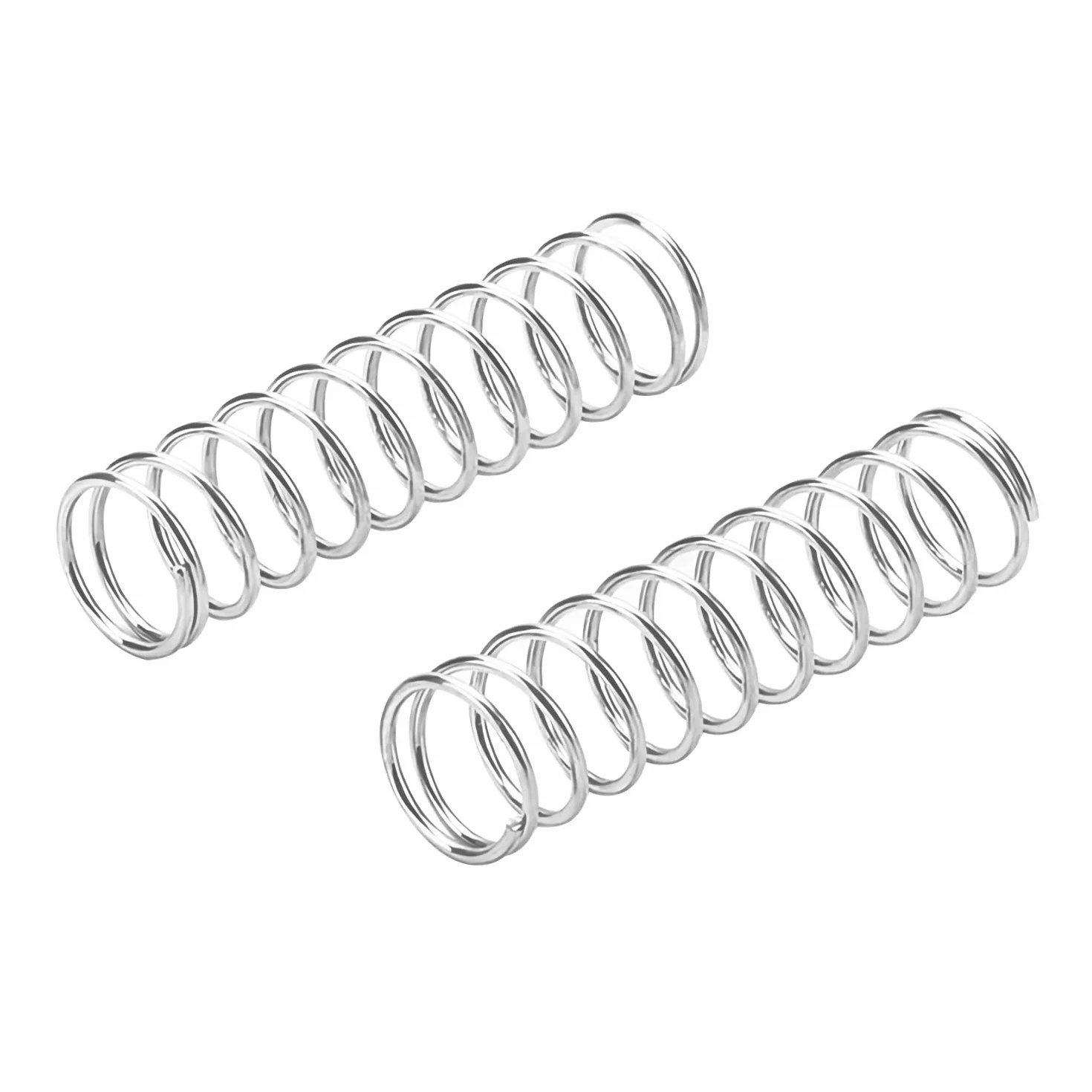 10 Sztuk sprężyn kompresyjnych, sprężyna ze stali nierdzewnej 304, średnica drutu 0,7 mm, średnica zewnętrzna 10 mm, długość 50 mm