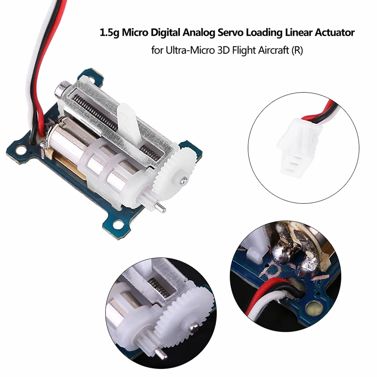 Serwo Liniowe Micro Liner Servo 1.5g 3.7-5V Cyfrowy Analogowy Siłownik Liniowy