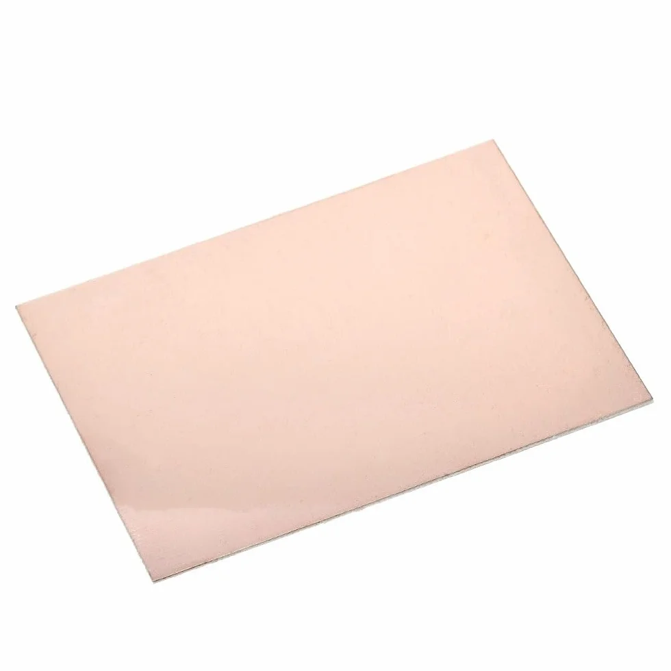 5 szt. płyta metalowa, laminowana płyta miedziana FR4 PCB 7 x 10 cm po jednej stronie mechaniczna miedź