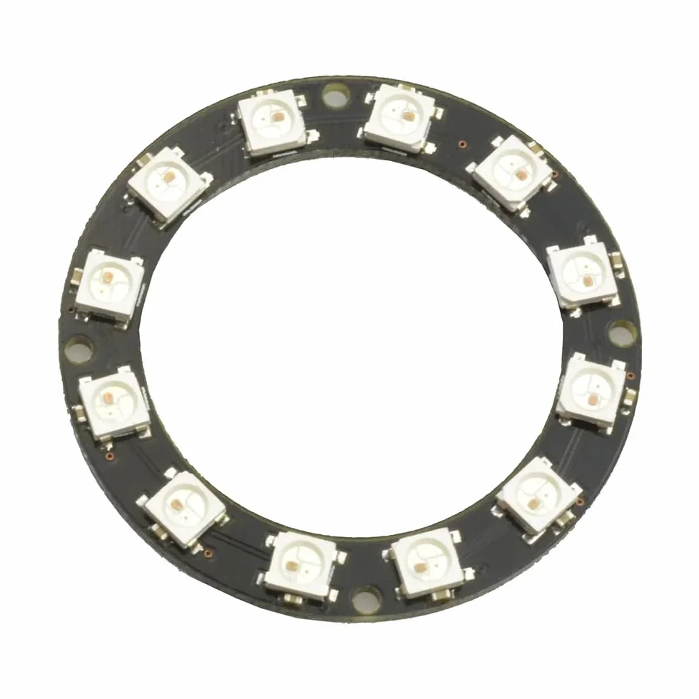 DollaTek 12 bitów WS2812 5050 RGB LED lampa pier?cieniowa ?wiat?o ze zintegrowanymi sterownikami 5V p?yta rozwojowa kompatybilna z Arduino