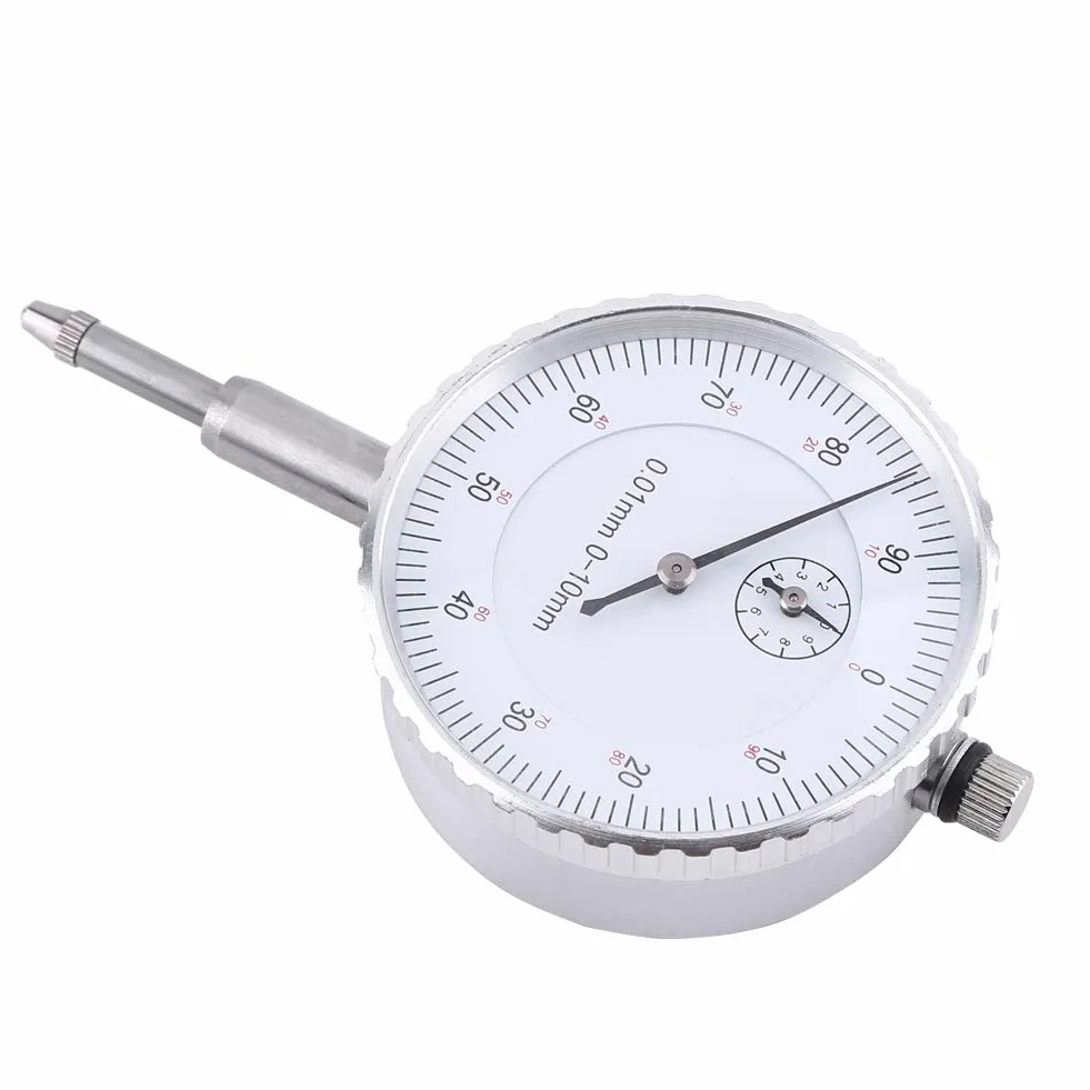 Czujnik zegarowy, Wskaźniki zegarowe Aukson 0-10MM Measurement messuhr mit magnethalter Exterior 0.01mm Precyzyjny zegarek