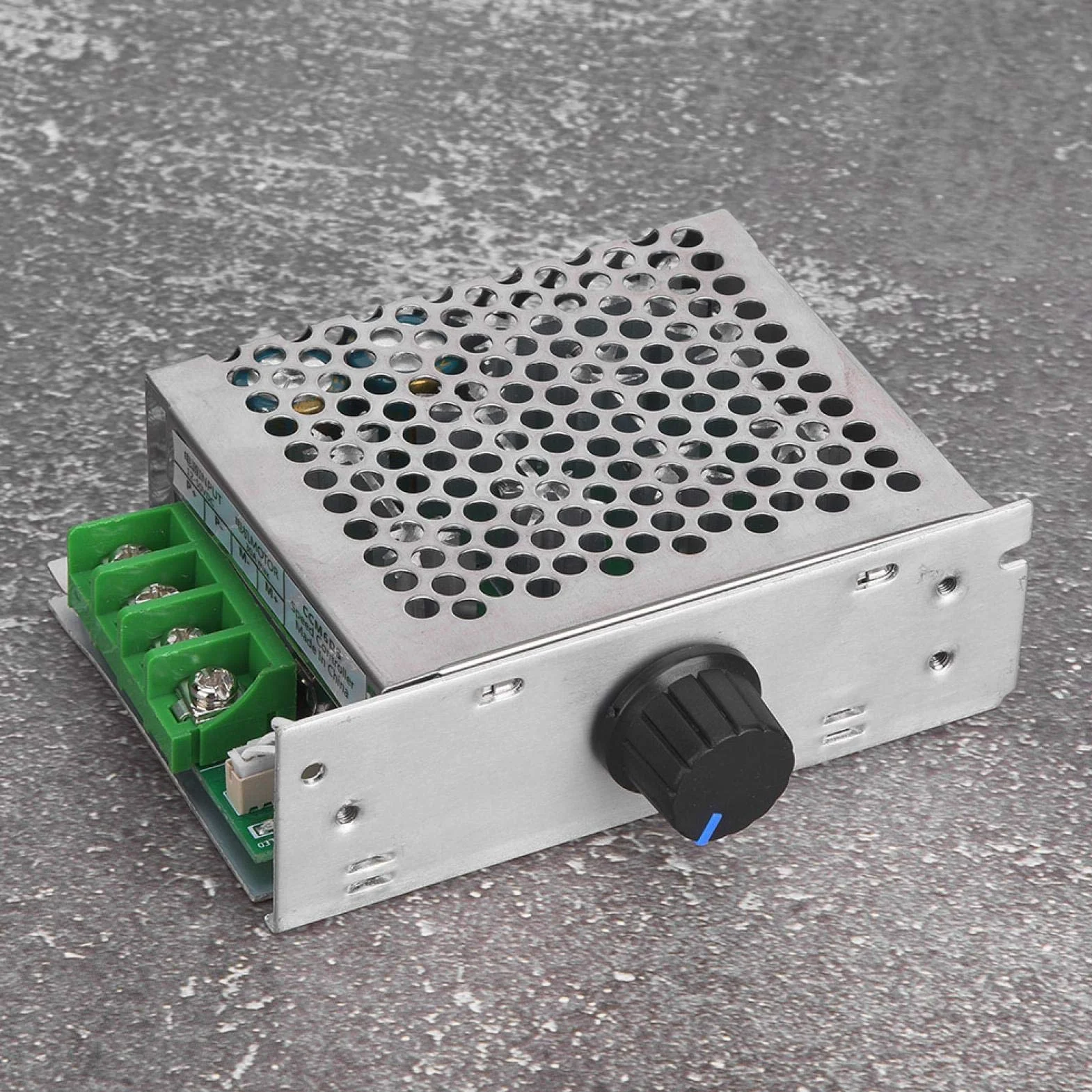 Regulator prędkości silnika Pwm, pokrętło przesuwne 1500W Łatwa instalacja Kontroler prędkości silnika DC Pwm Lekki do silników ze szczotkami DC do sterowania