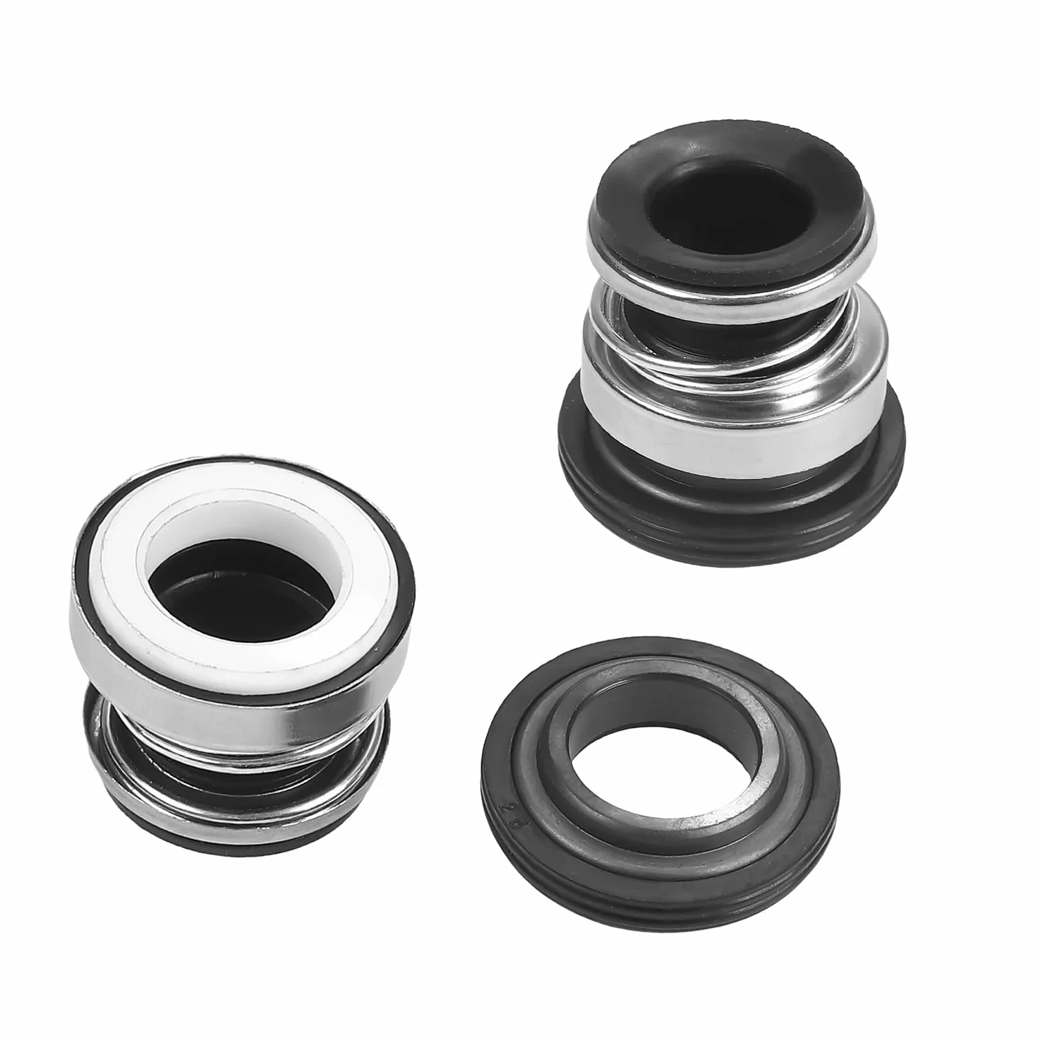 Othmro Uszczelnienie mechaniczne 103-12 do wału pompy, pomp wodnych, uszczelnienie mechaniczne stop tworzywa sztucznego, 2 szt