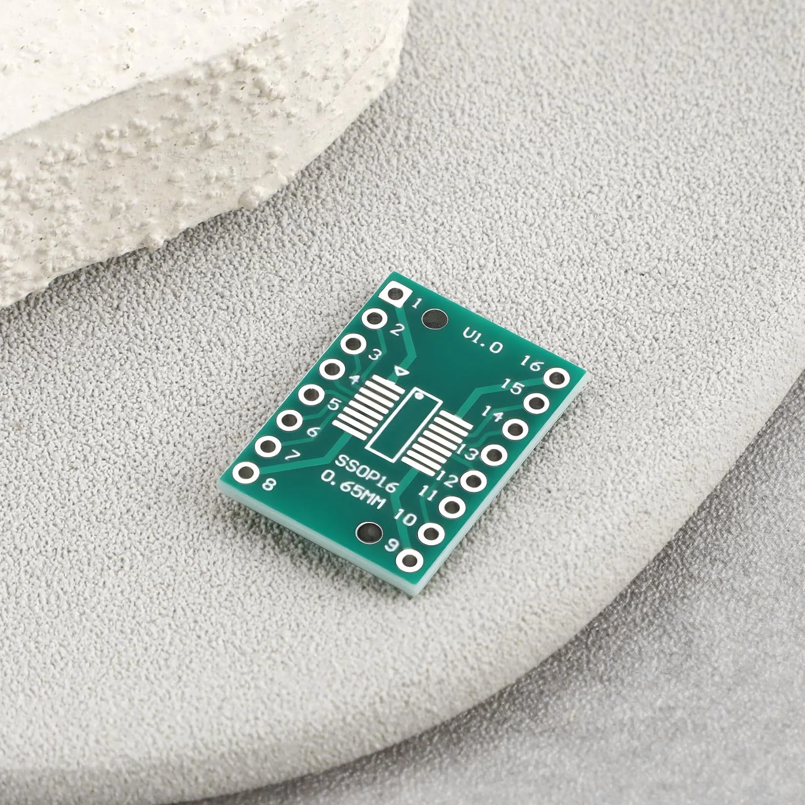 Płytka PCB SOP16 TSSOP16 do DIP-16 21 x 16 mm do modernizacji komponentów SMD