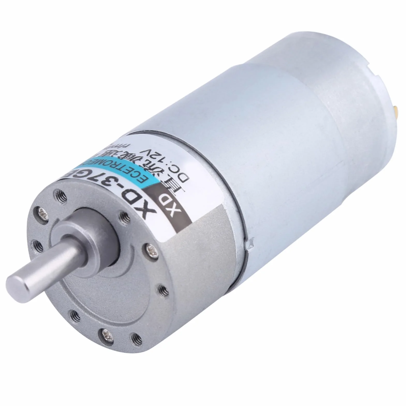 FTVOGUE DC12V 15W 500 Rpm 37GB555 Silnik z czystą cewką z Drutu Miedzianym do Cichej Pracy w Maszynie