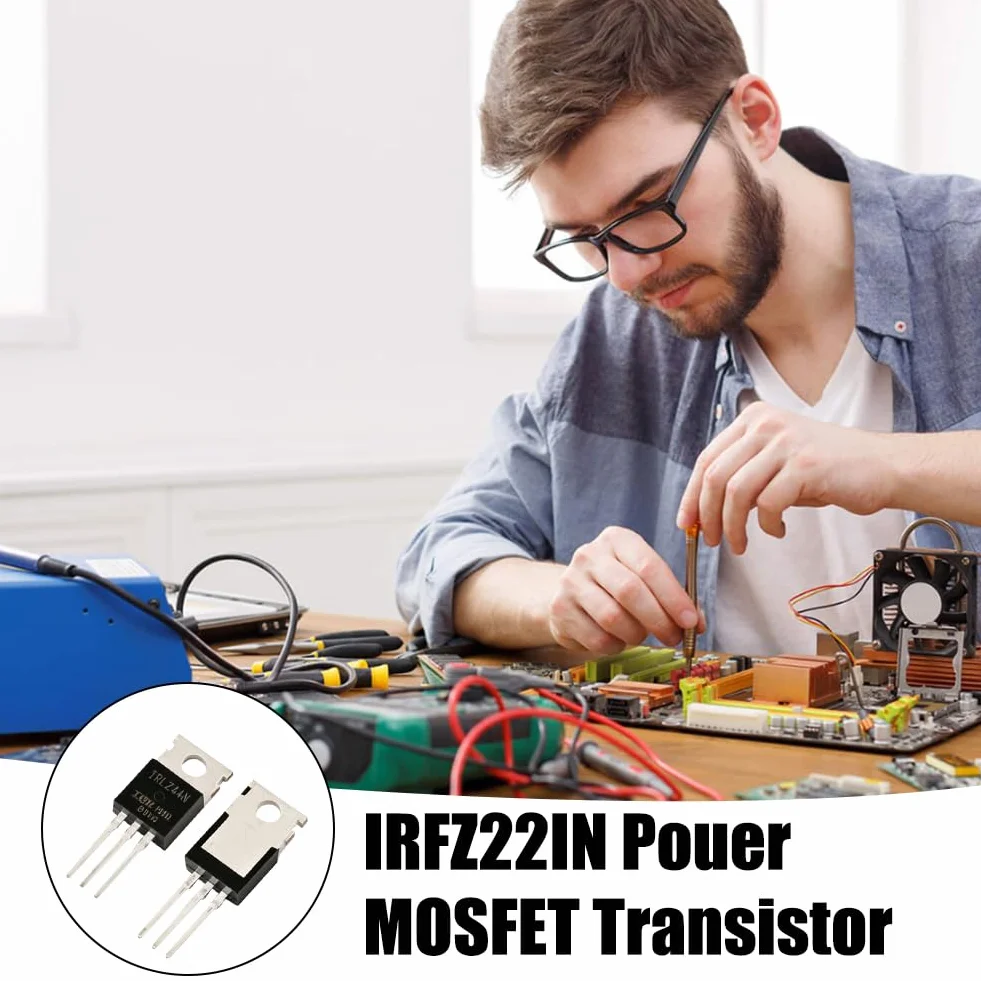 IRLZ44N tranzystor kanałowy MOSFET 55V 47A 3-biegunowy TO-220AB IRLZ44NPBF tranzystor 10 sztuk