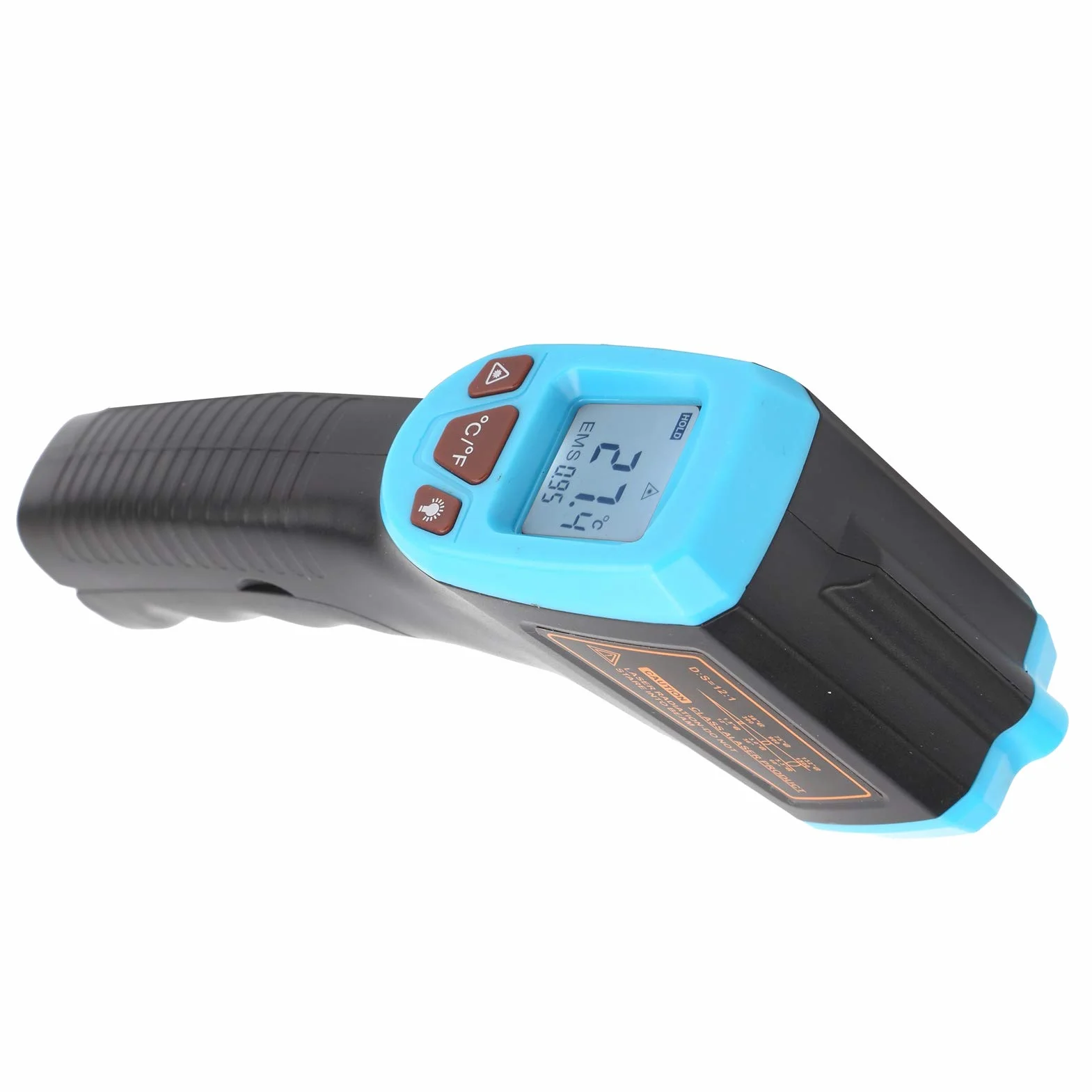 Termometr na podczerwień Gm320S pistolet termiczny z wyświetlaczem LCD -50 do 600°C niebieski