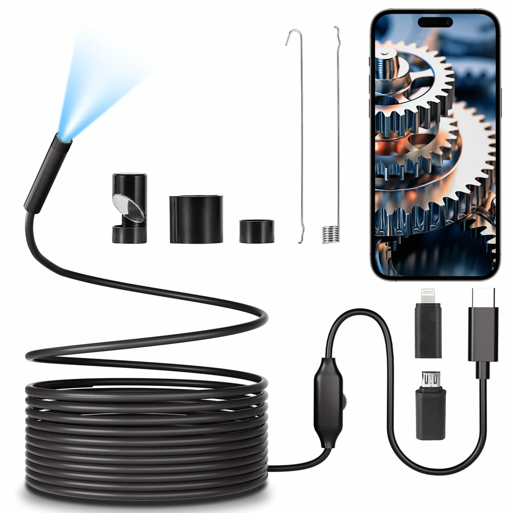 Hofeny kamera endoskopowa 1920p HD LED wodoszczelna