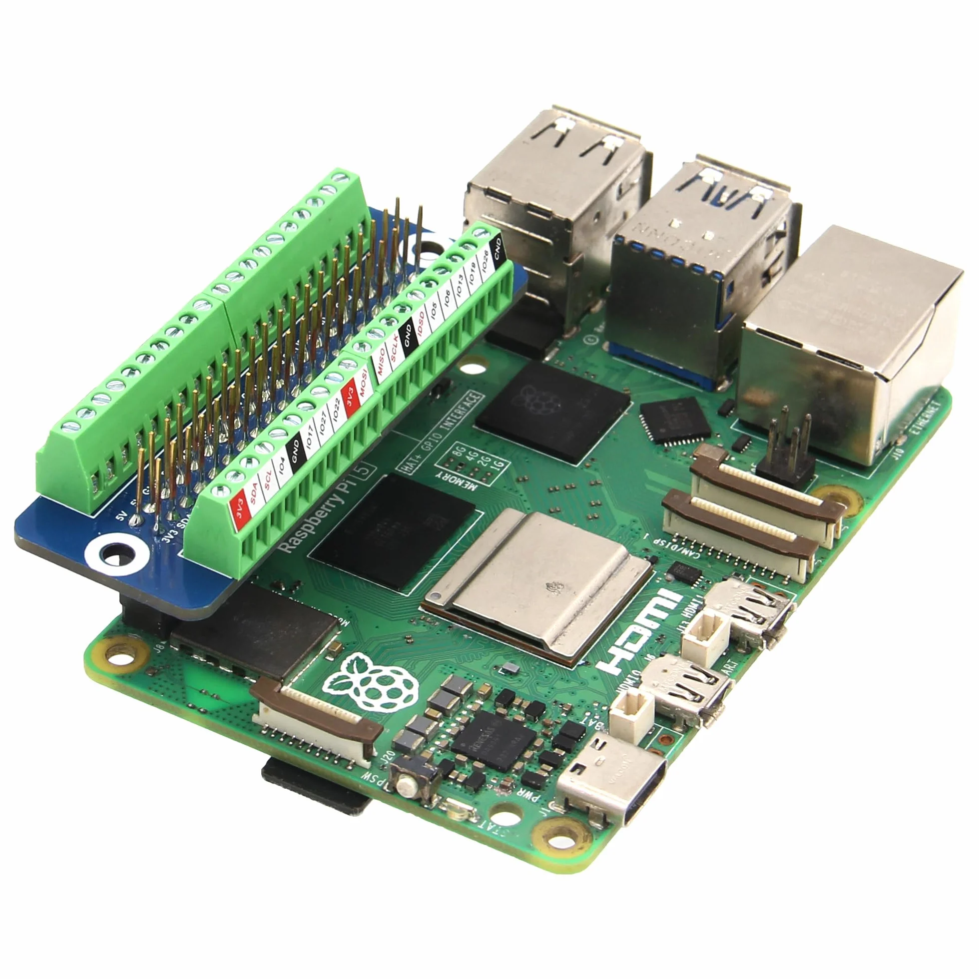 Geekworm G469 GPIO Terminal Block Breakout Board dla Raspberry Pi 4B/3B+/3B/ Zero 2W
