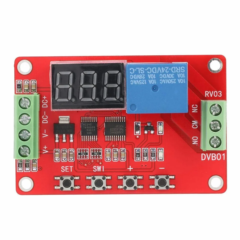 DVB01 Cyfrowy komparator napięcia 12V/24V ochrona przed zbyt niskim napięciem