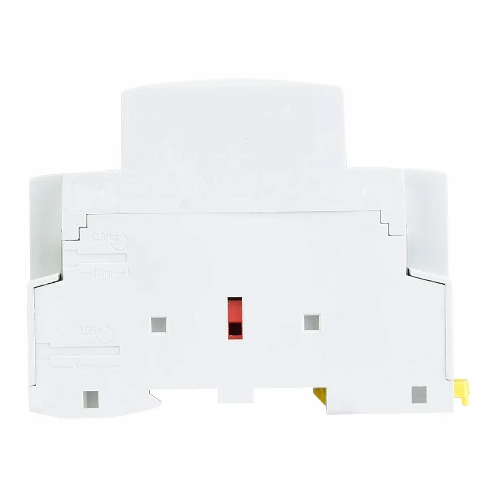 Stycznik AC gospodarstwa domowego 220 V/230 V 2 P 2 bieguny 1NO 1NC 40A DIN niskie zużycie energii stycznik gospodarstwa domowego 50 Hz/60 Hz