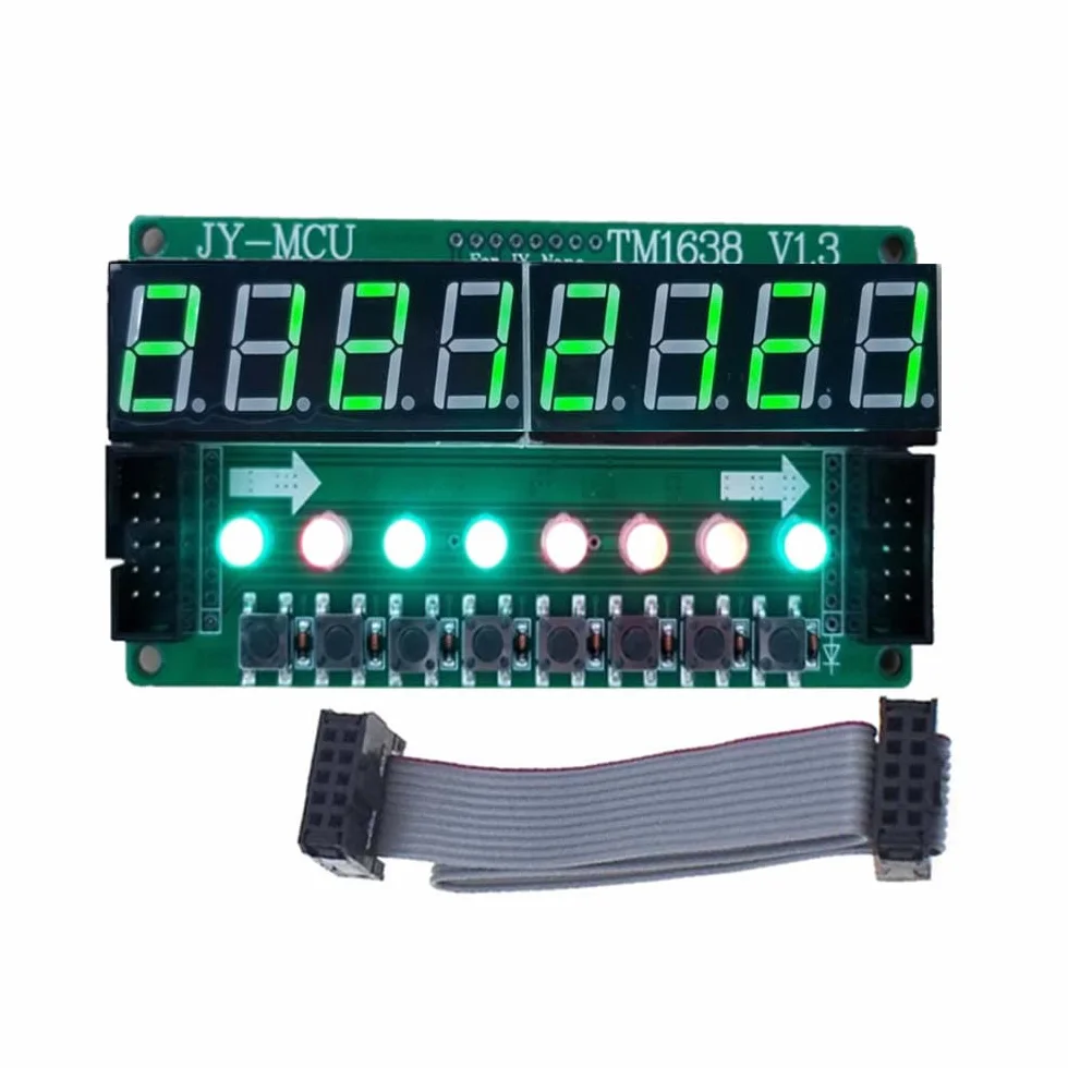 TM1638 moduł LED 8-cyfrowy dwukolorowy wskaźnik czerwono-zielony