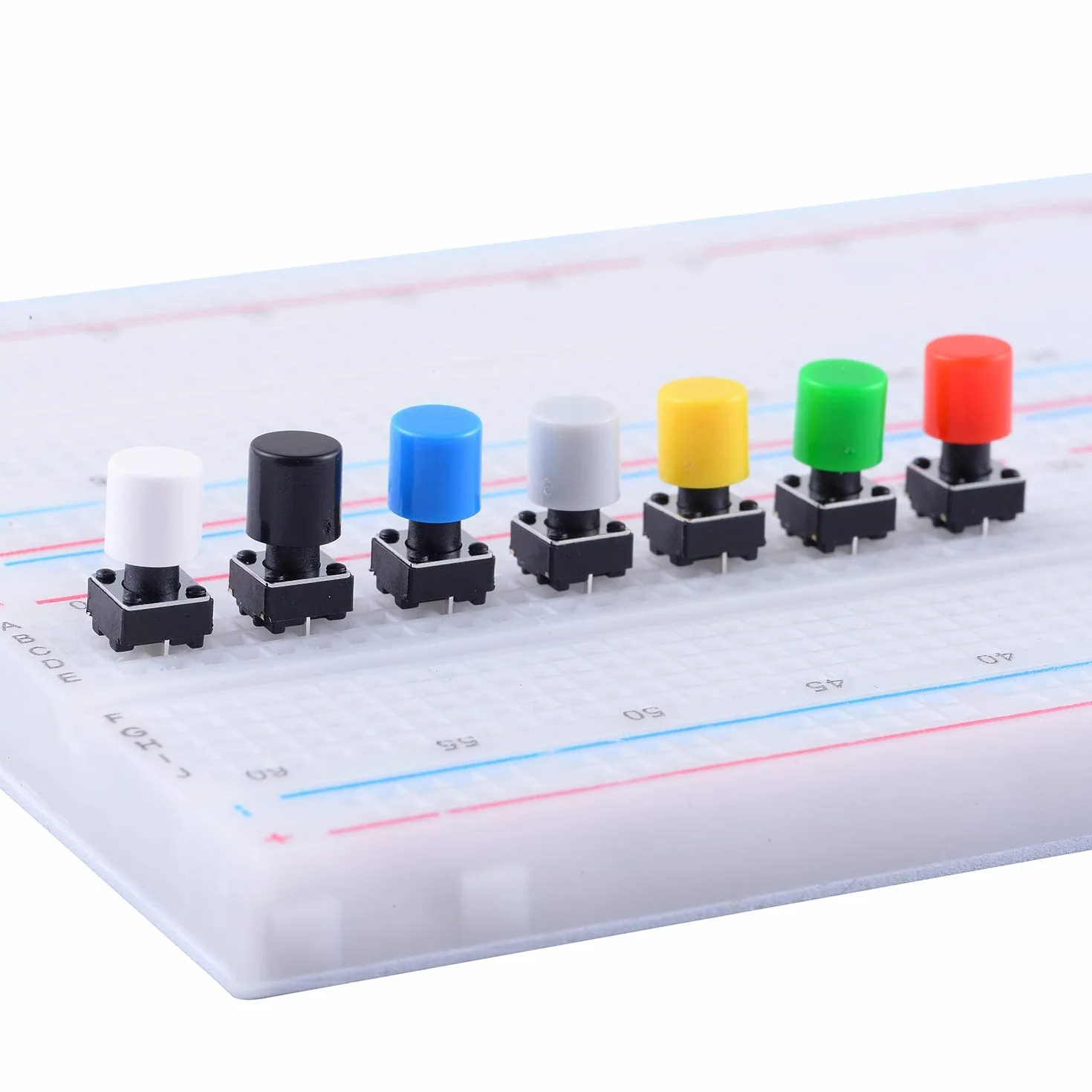 HUAZIZ 105 sztuk miniaturowy przycisk dotykowy przełącznik SPST 6 x 6 x 9 mm PCB